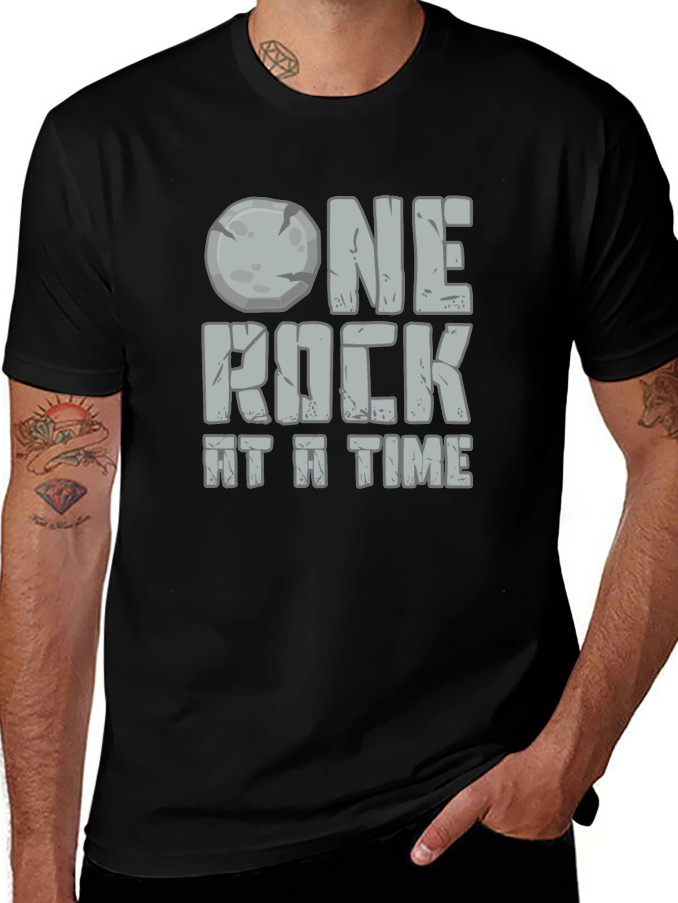 Variant 20 of One Rock At A Time Graphic T-Shirt