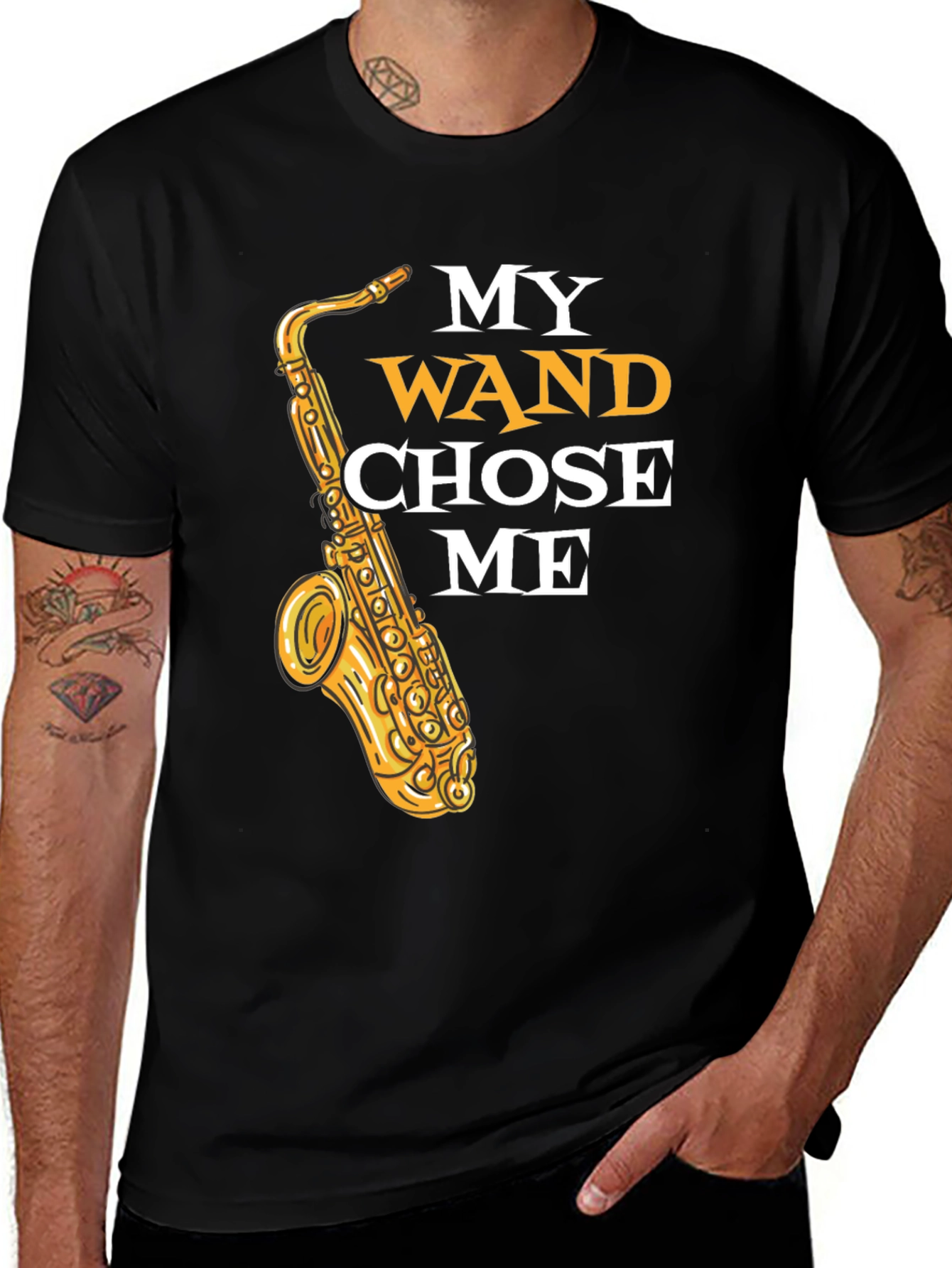 Variant 21 of Saxophone Wand T-Shirt