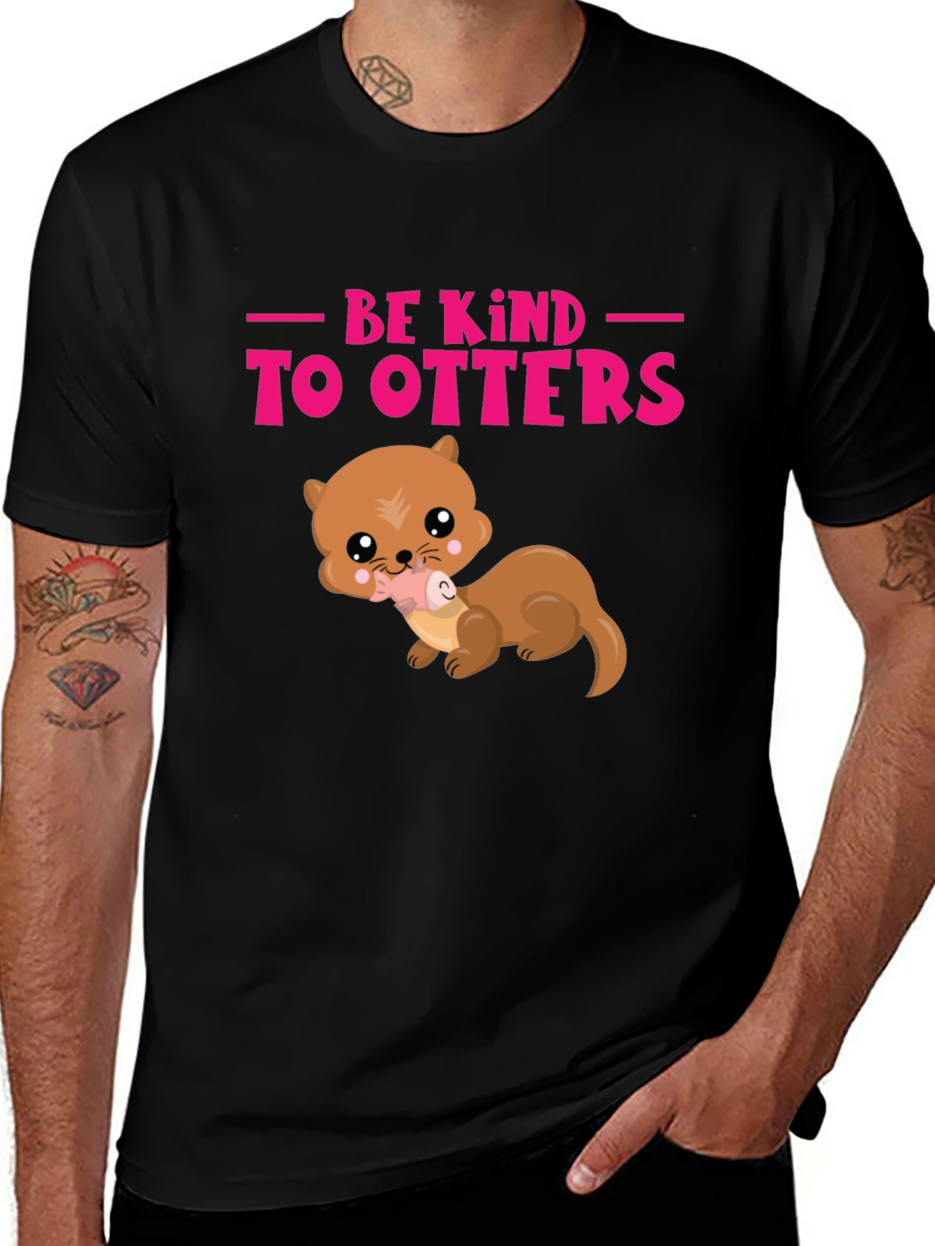 Be Kind To Otters Graphic T-Shirt