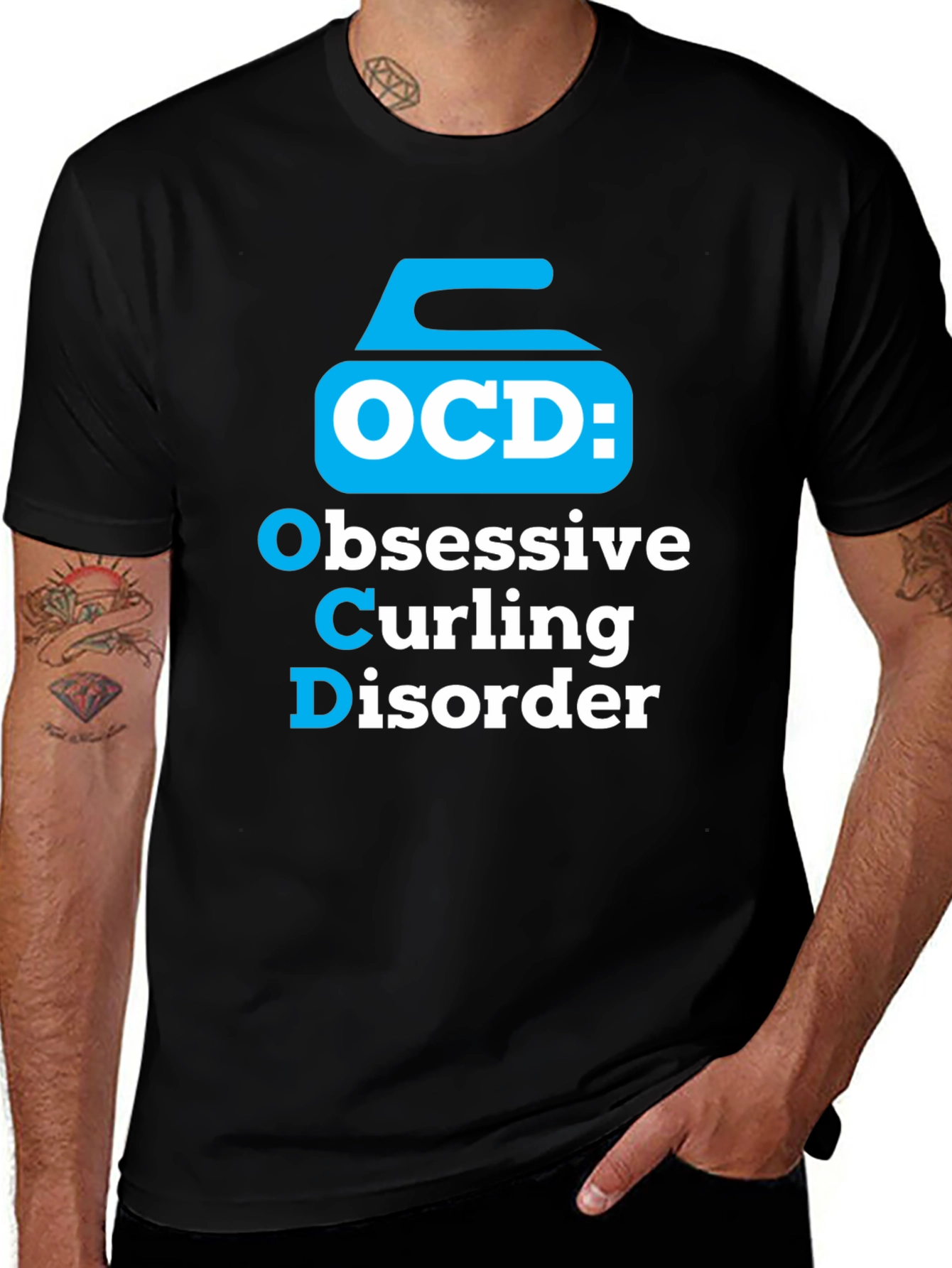 Variant 21 of Obsessive Curling Disorder Graphic Tee
