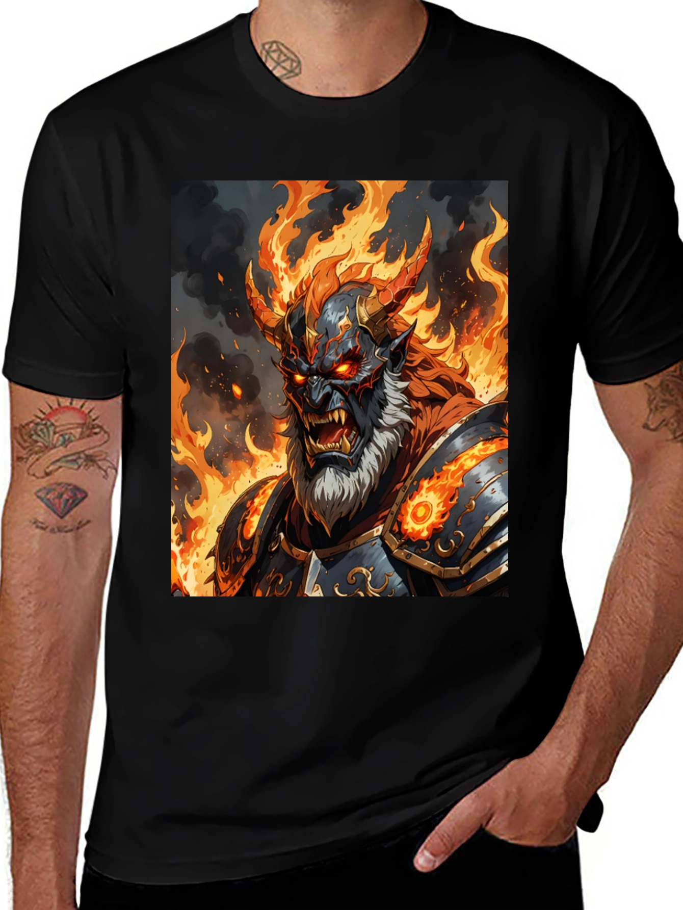 Variant 28 of Inferno Warrior Graphic Tee