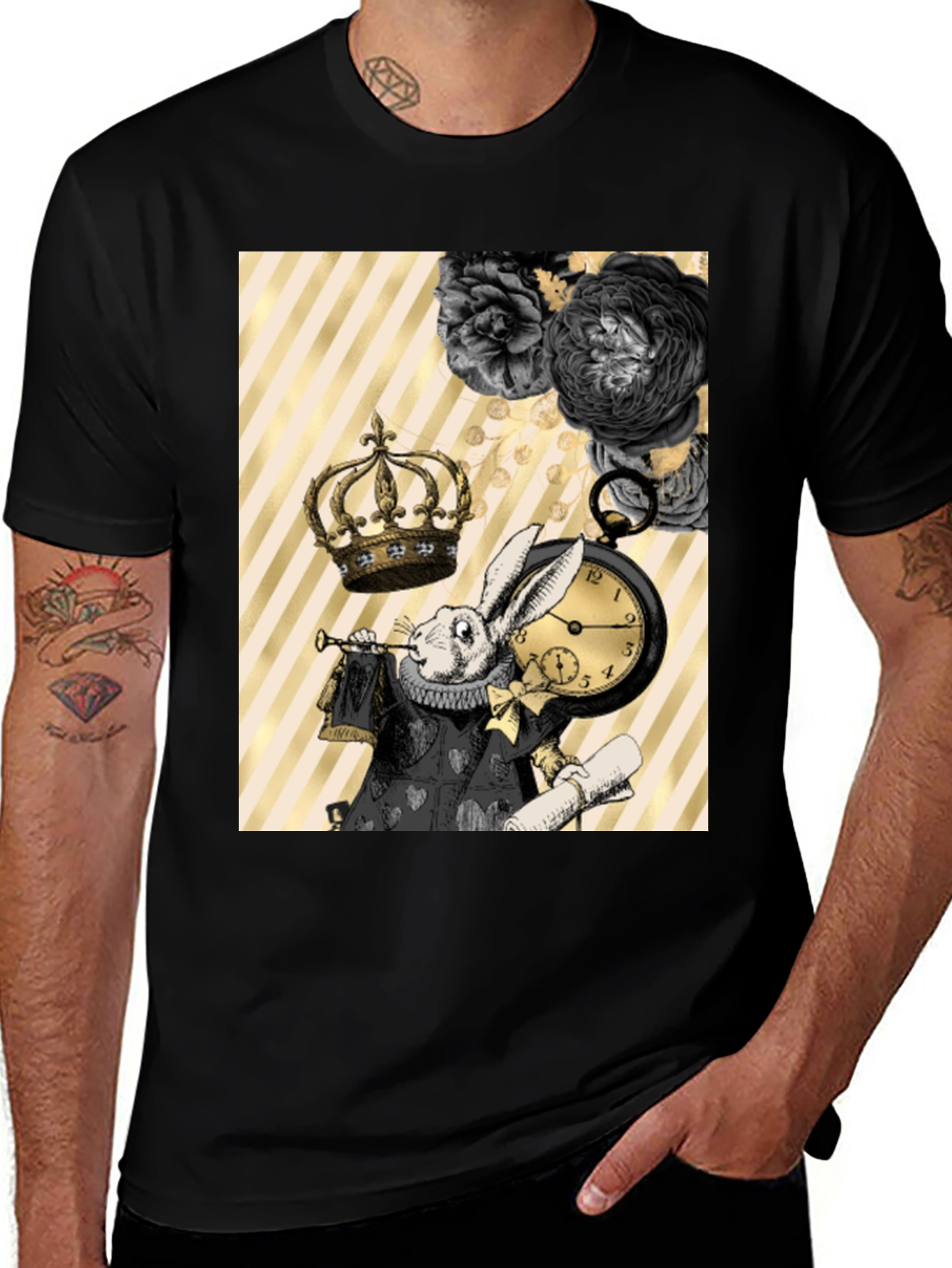 Whimsical Rabbit Graphic Tee