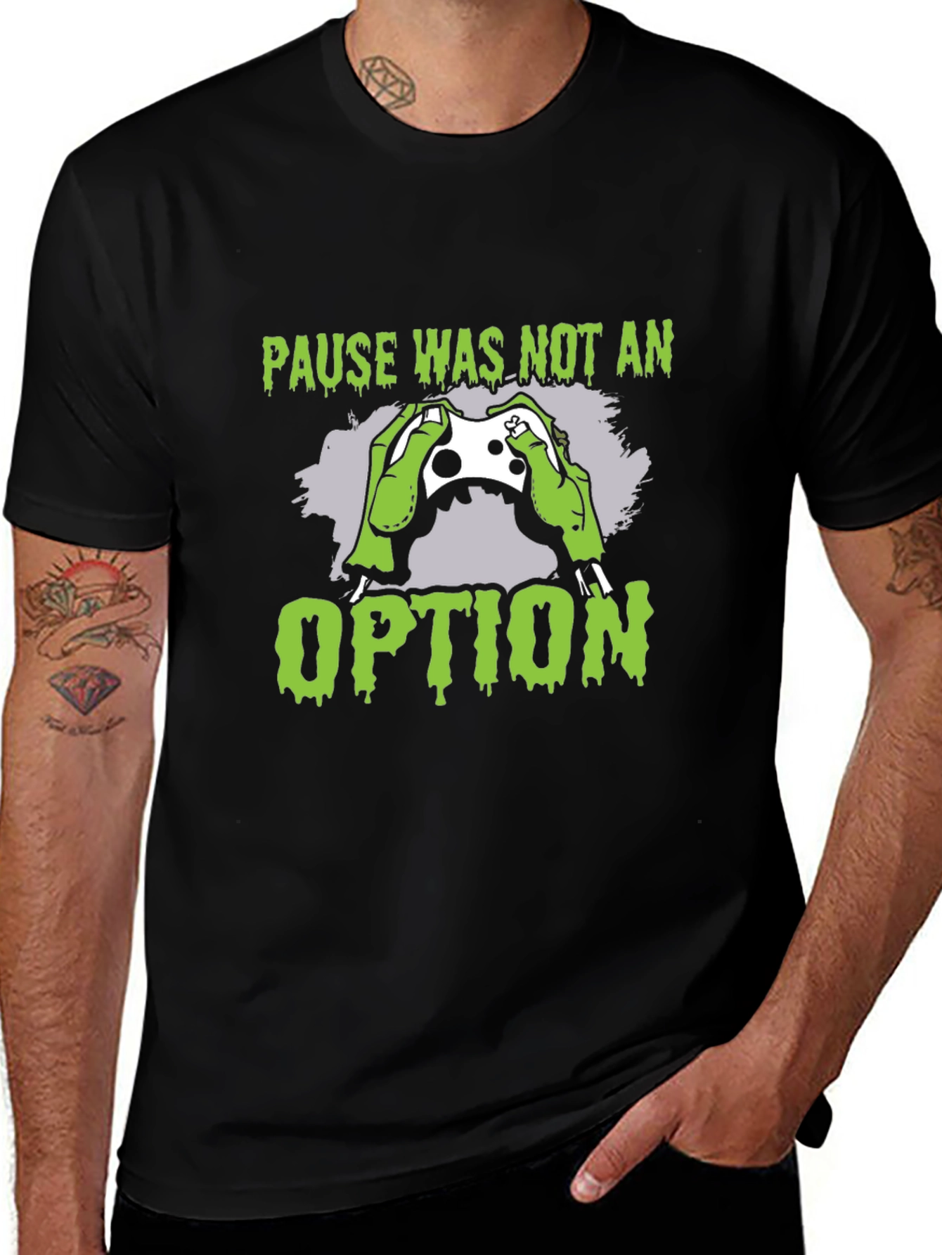 Variant 11 of Pause Was Not An Option Gamer T-Shirt