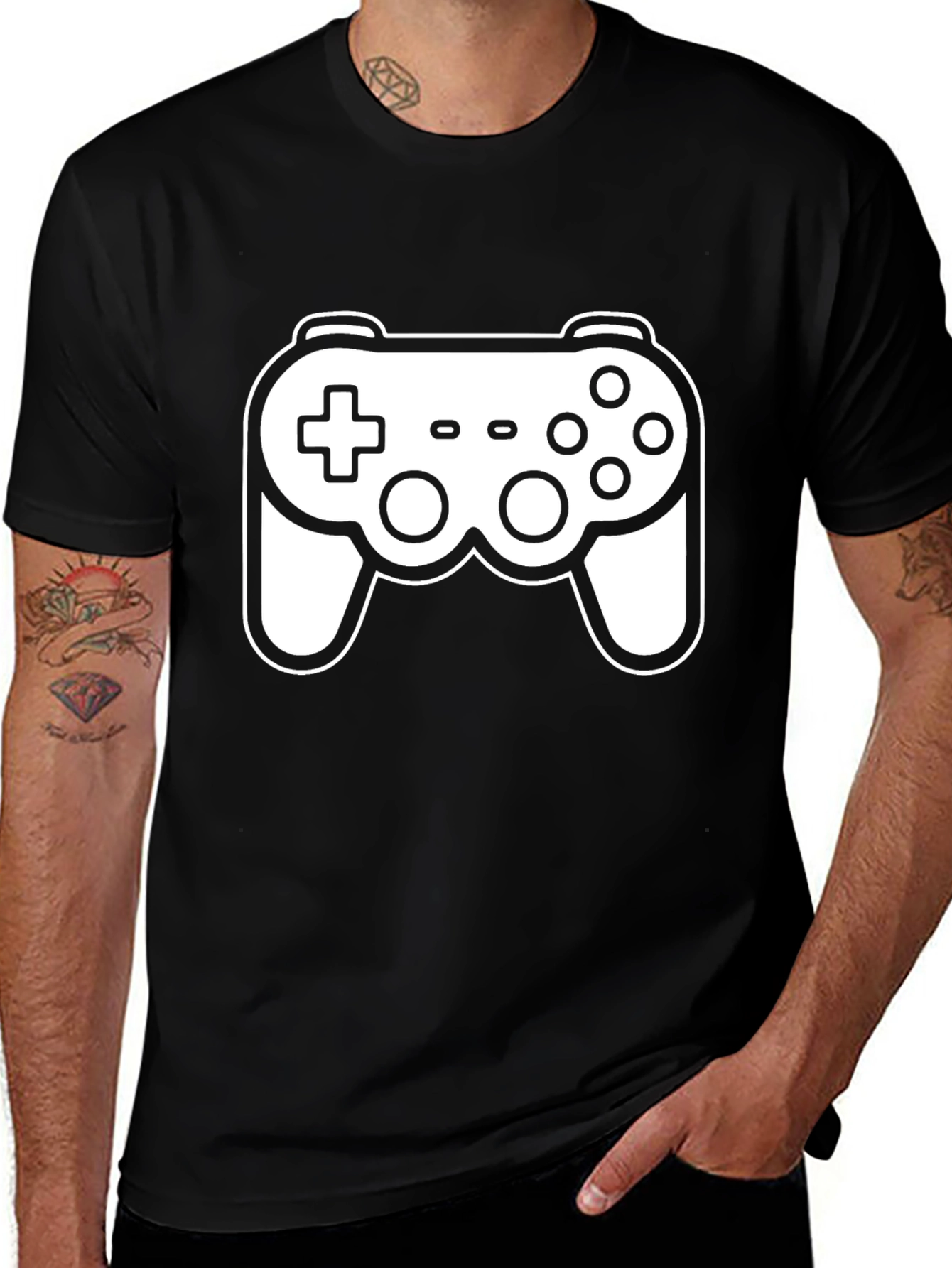 Variant 5 of Gaming Controller Graphic T-Shirt