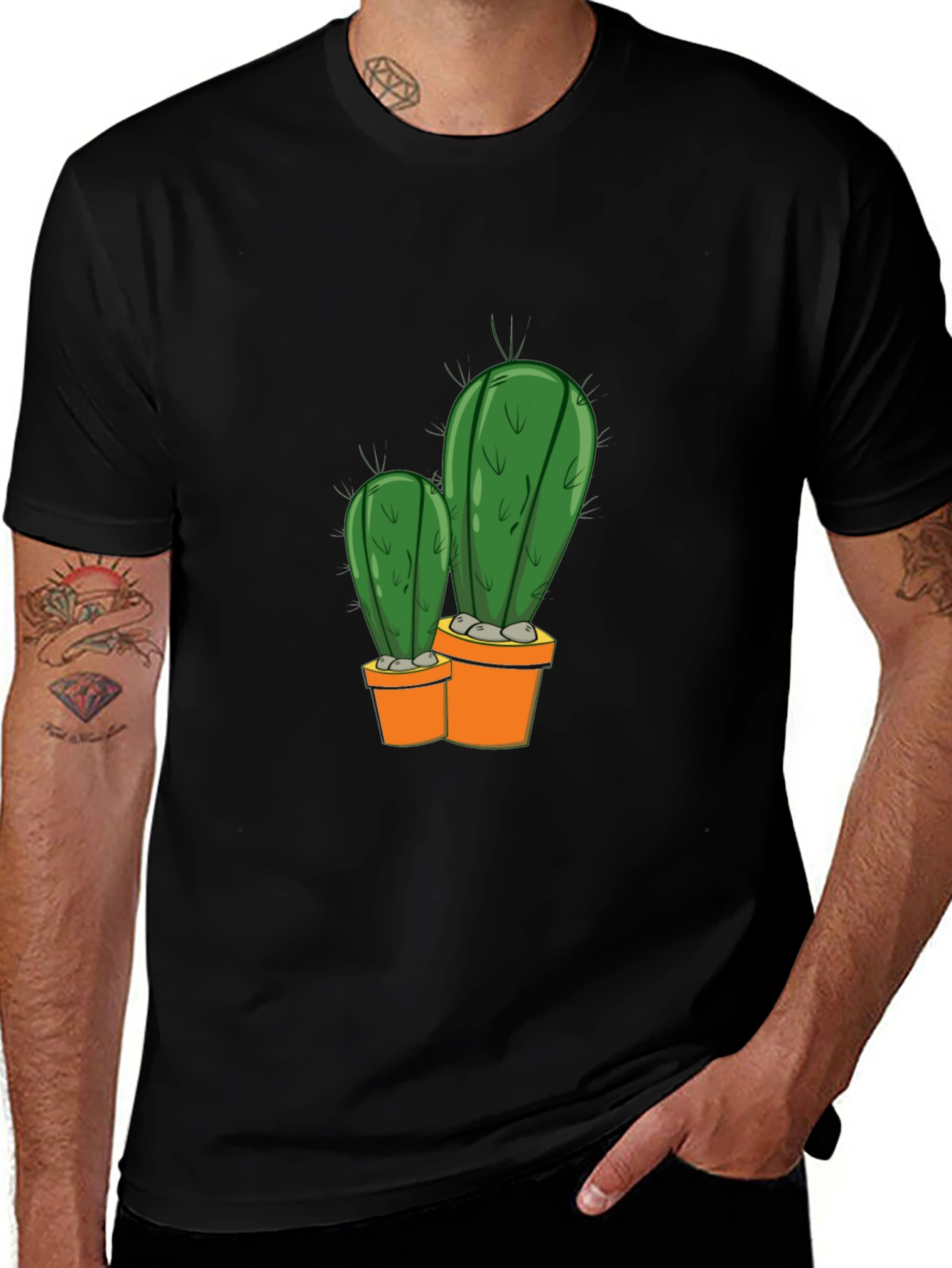 Variant 11 of Cactus Potted Plant Graphic Tee