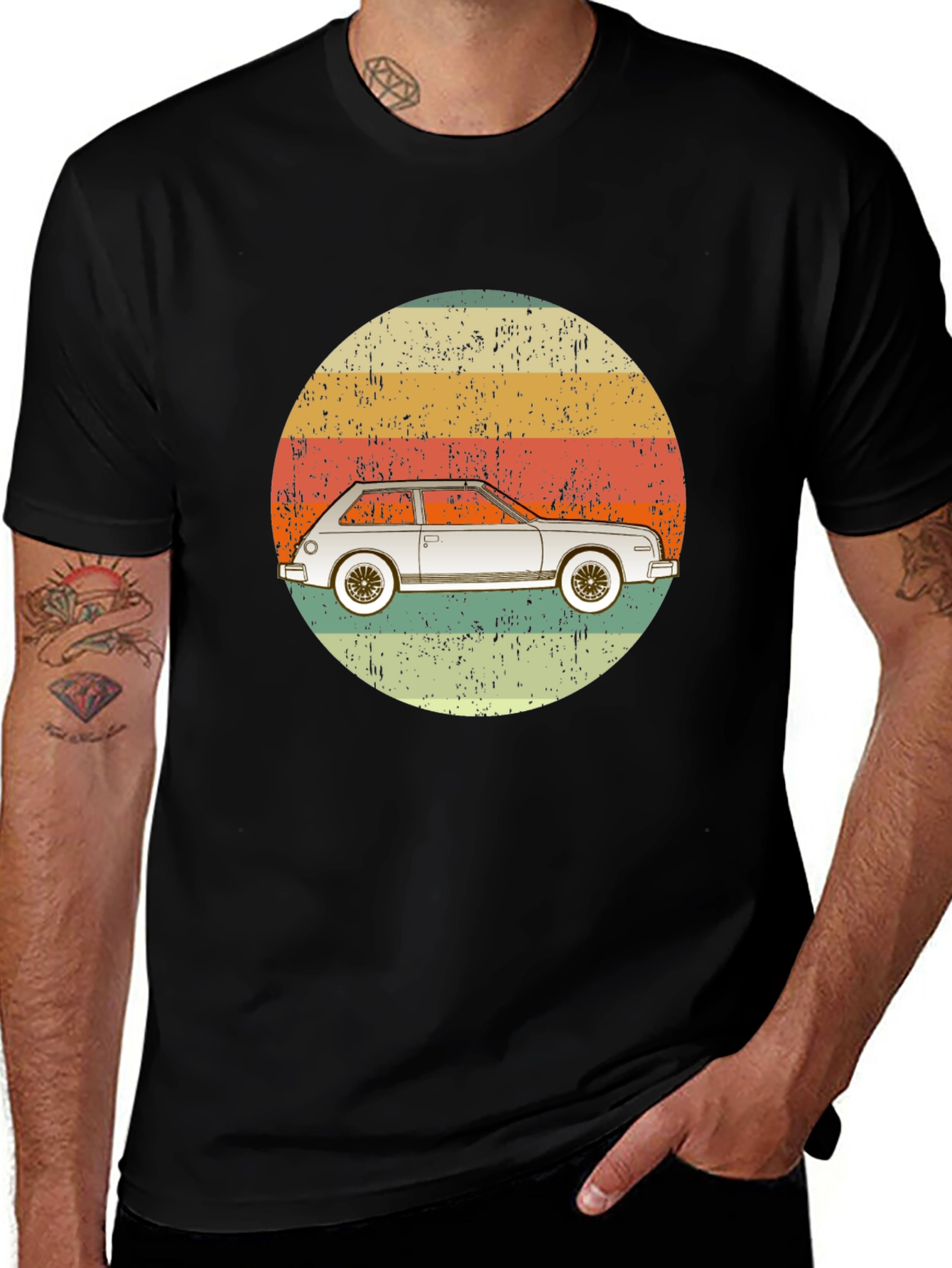 Variant 12 of Retro Car Graphic T-Shirt - Vintage Style