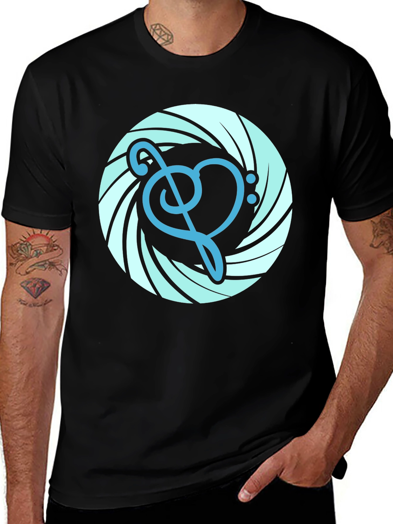 Variant 14 of Music Heart T-Shirt