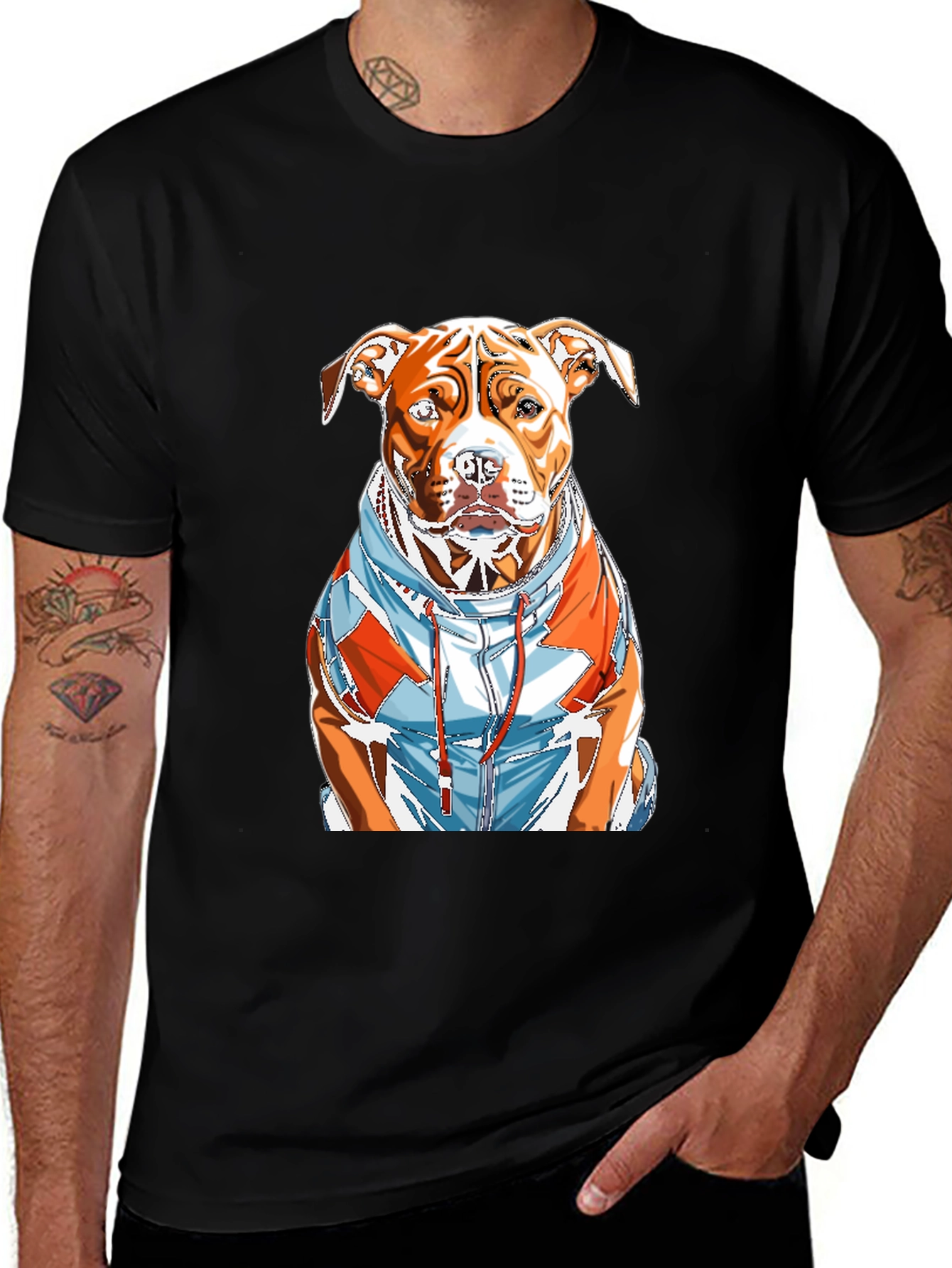 Variant 8 of Dog Graphic T-Shirt - Stylish Canine Design