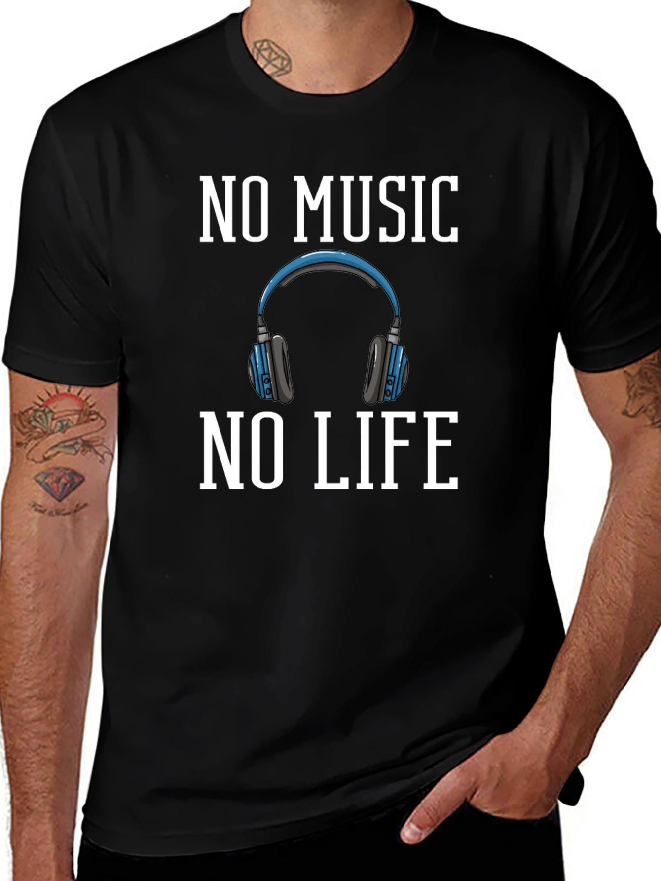 Variant 27 of No Music No Life Graphic Tee