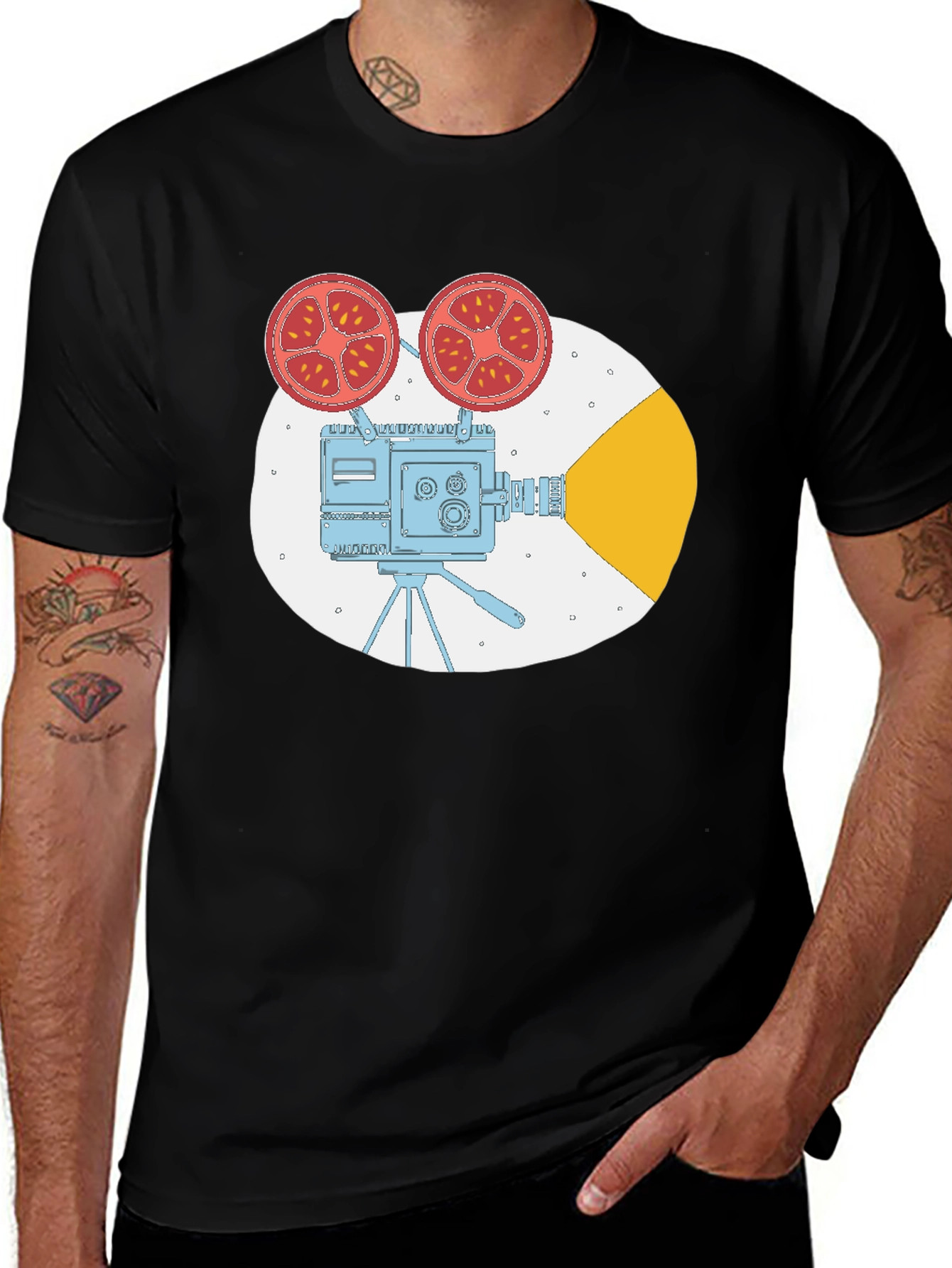 Tomato Film Reel T-Shirt