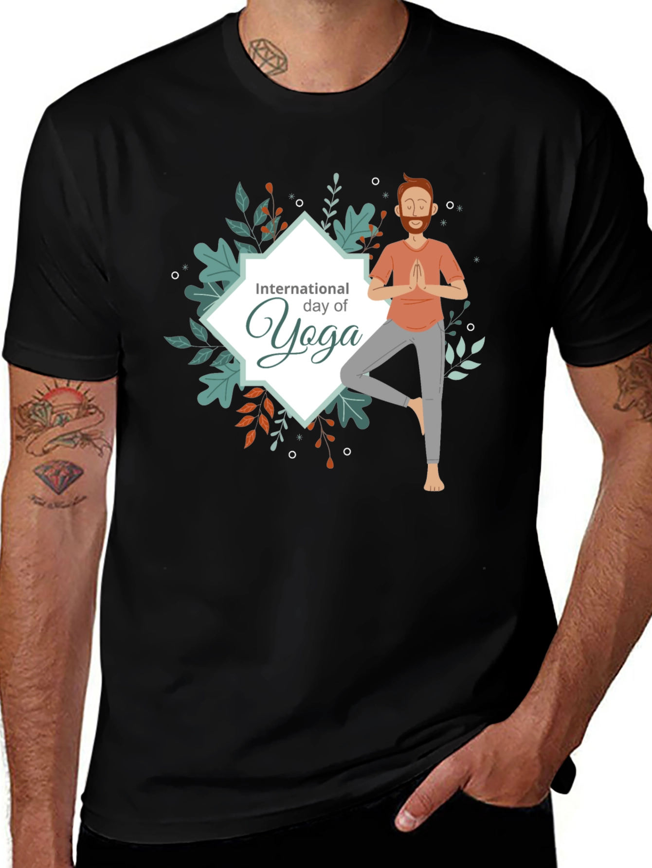 International Yoga Day Graphic Tee