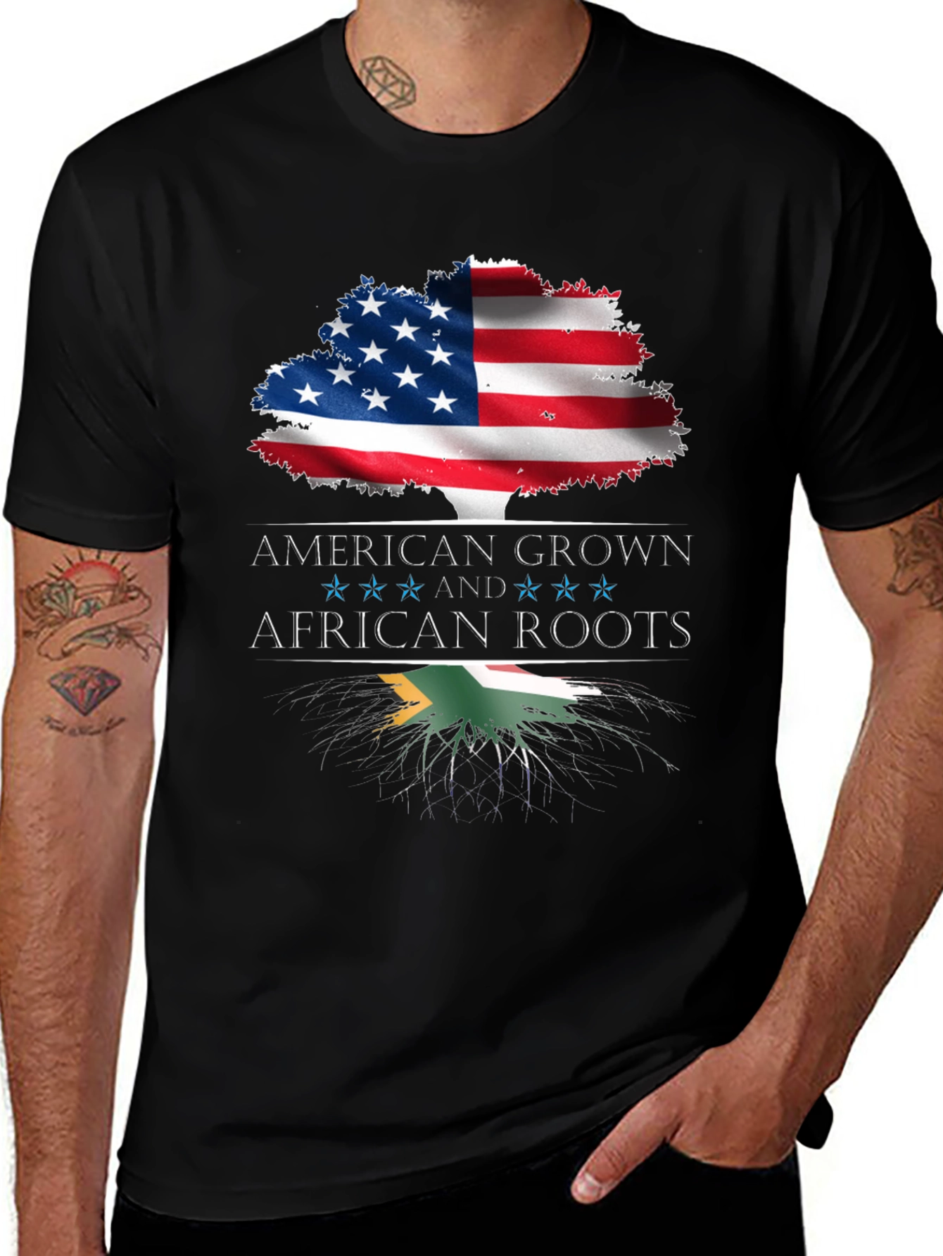 American Grown African Roots T-Shirt