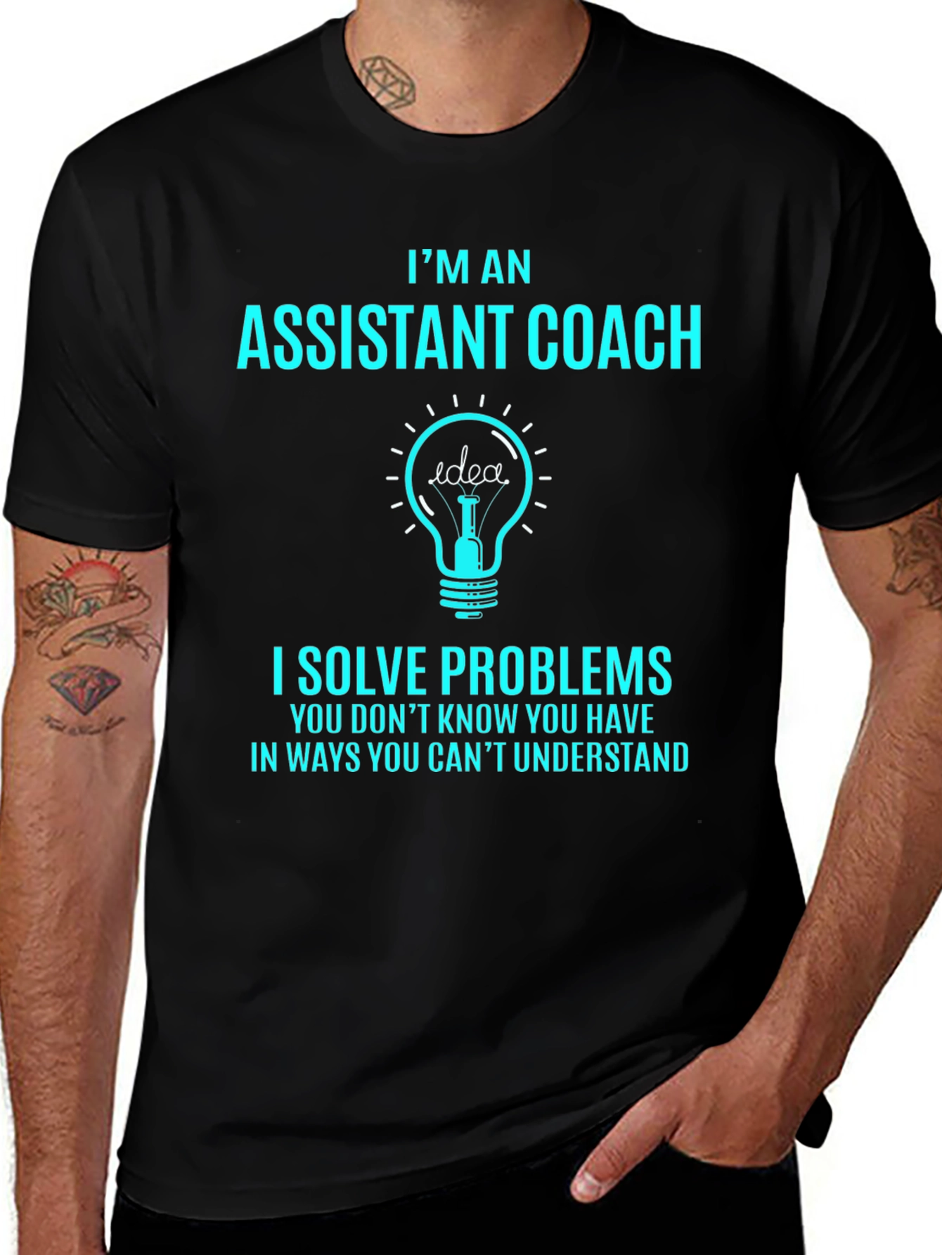 Variant 5 of Assistant Coach Idea Light Bulb T-Shirt
