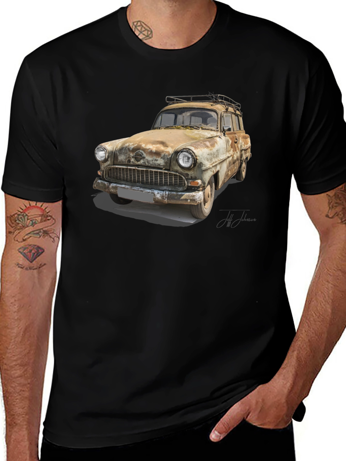 Variant 27 of Rusty Car Graphic T-Shirt