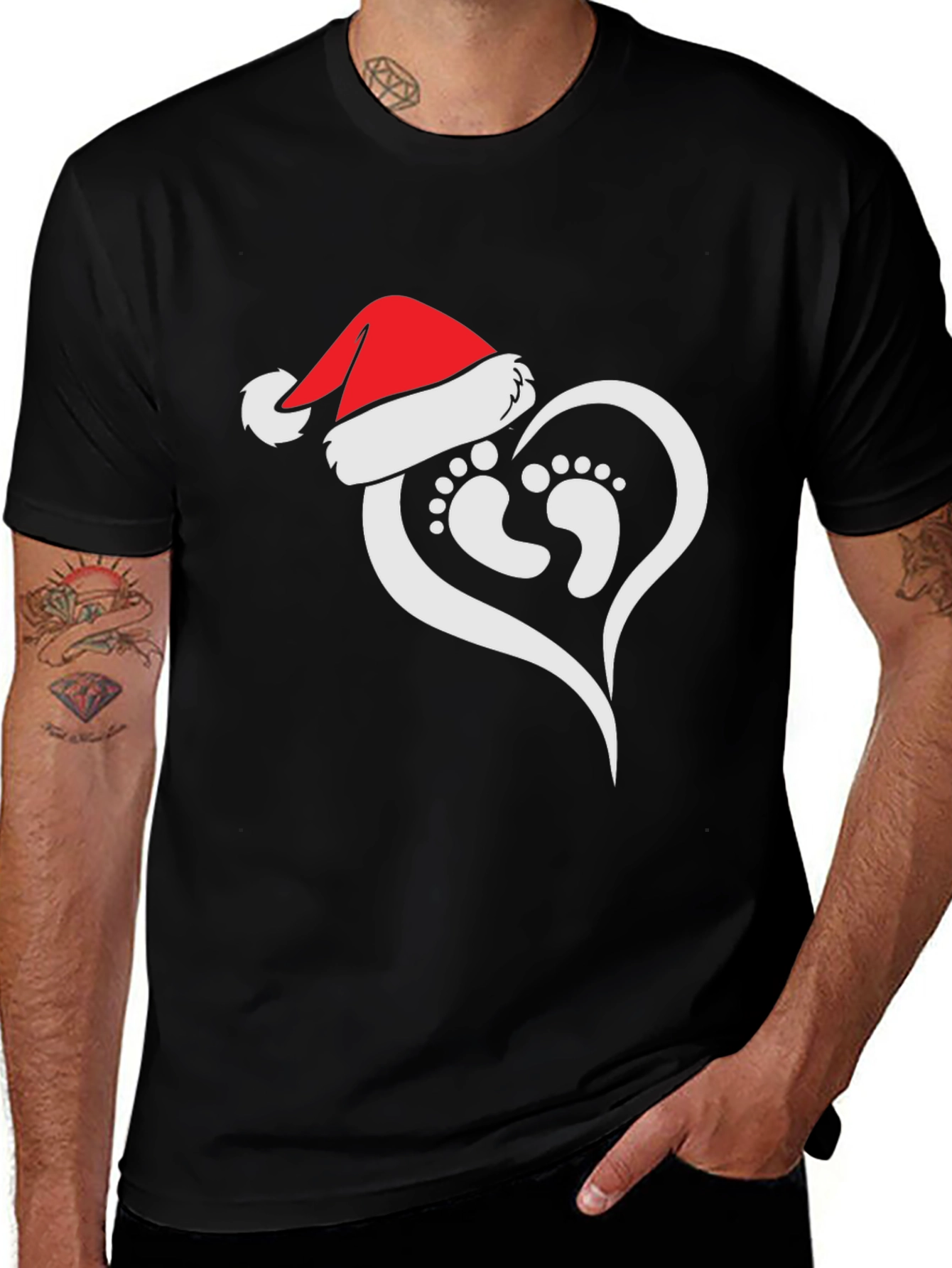 Christmas Baby Heart T-Shirt