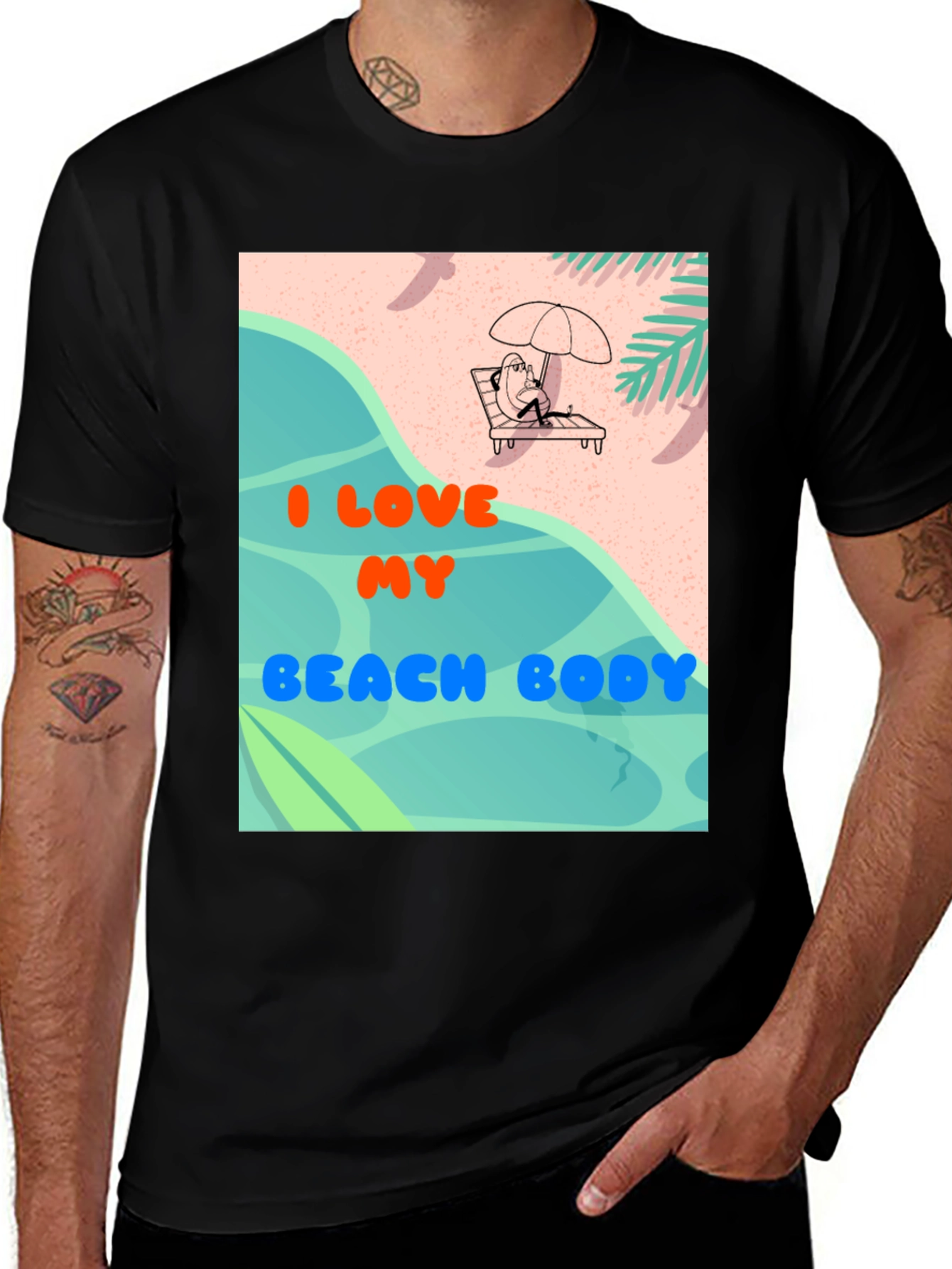 Variant 8 of Beach Body T-Shirt - Summer Fun