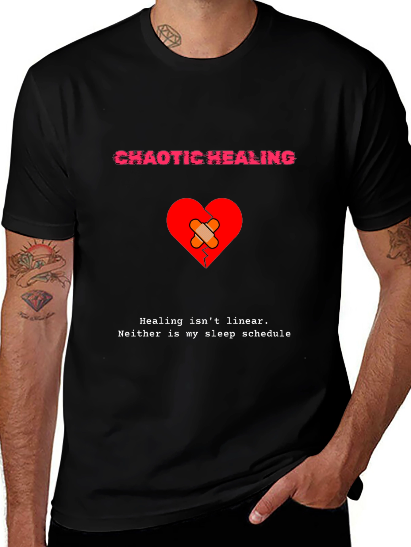 Variant 10 of Chaotic Healing Graphic Tee - Unisex Soft Cotton