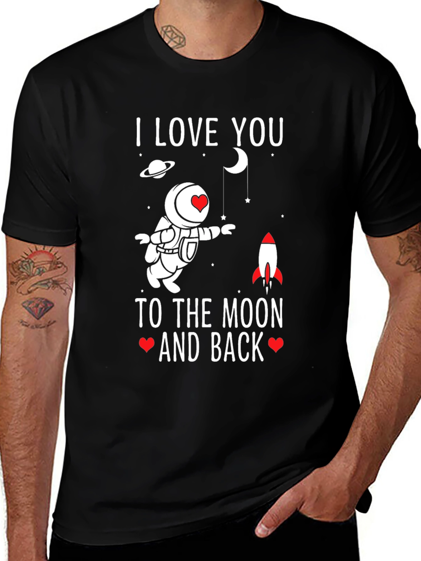 Variant 9 of I Love You to the Moon and Back T-Shirt