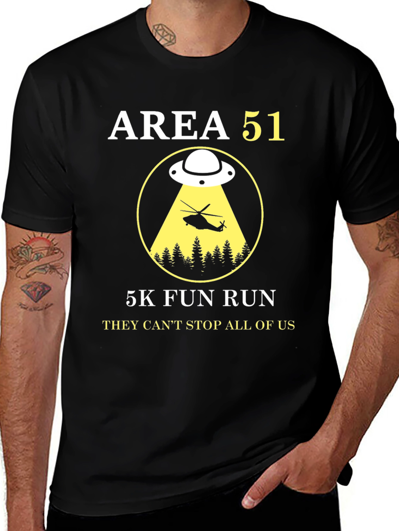 Area 51 5K Fun Run T-Shirt - Alien Conspiracy Tee