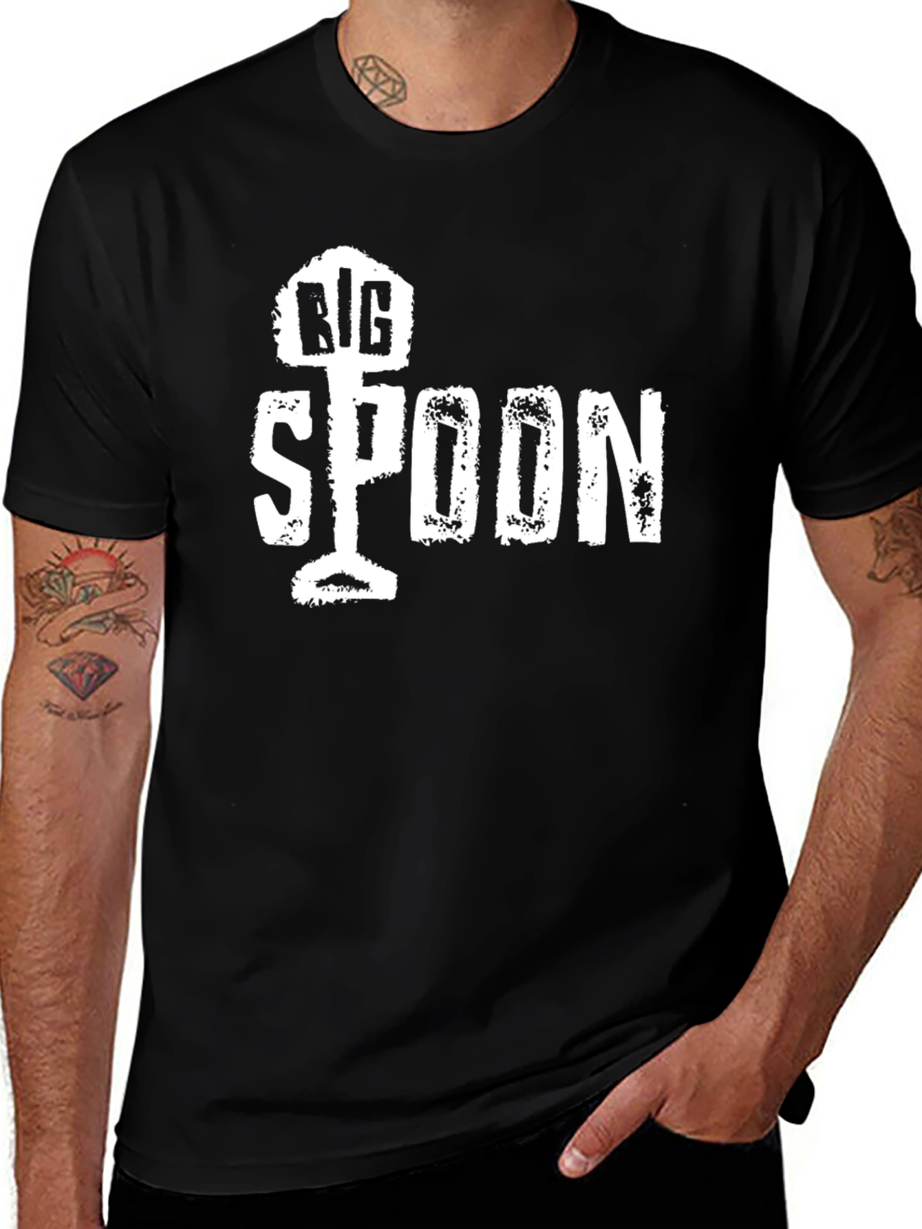 Variant 13 of Big Spoon Graphic Tee - Soft Cotton Blend