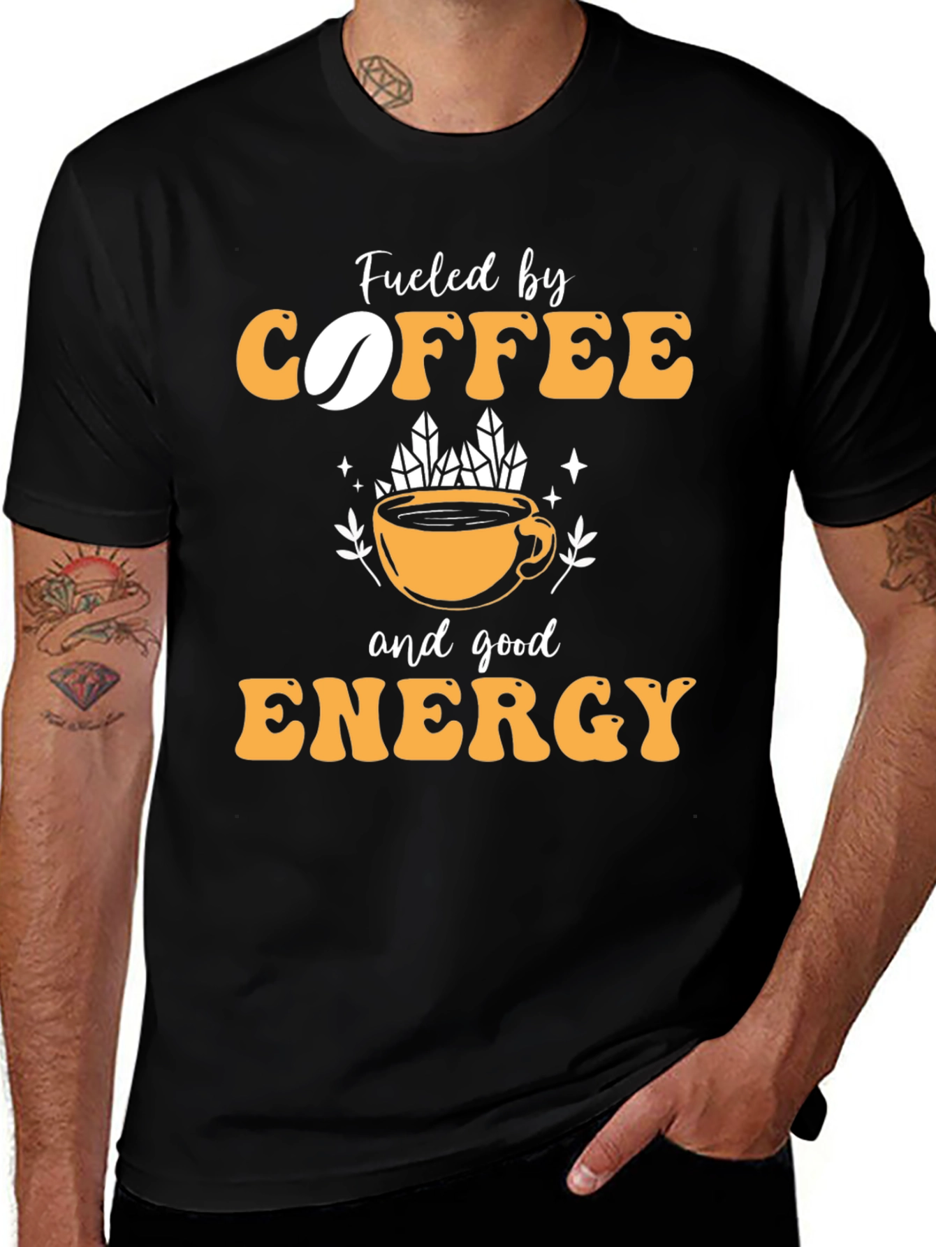 Variant 20 of Fueled by Coffee and Good Energy T-Shirt
