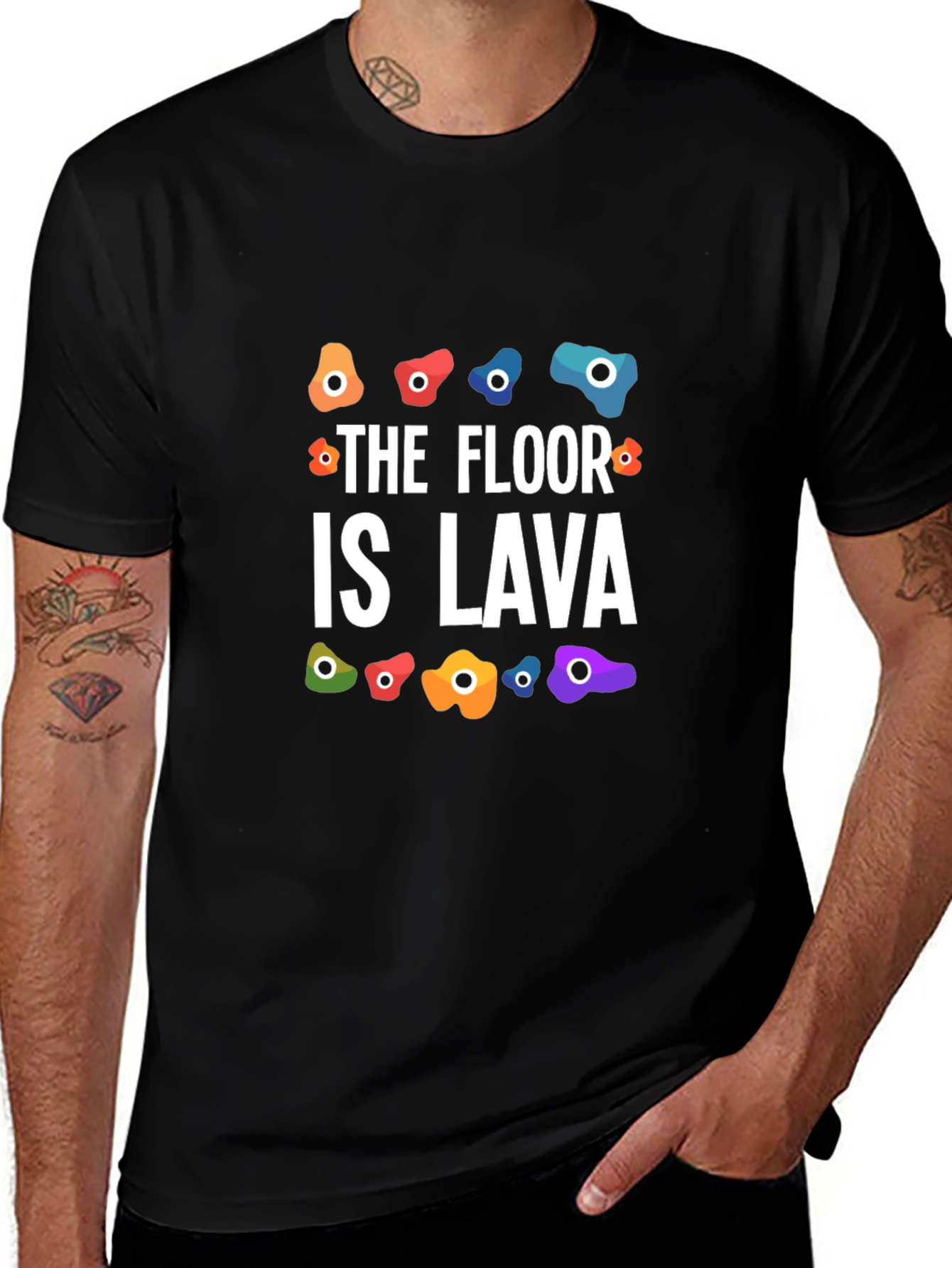 Variant 26 of The Floor is Lava Graphic Tee