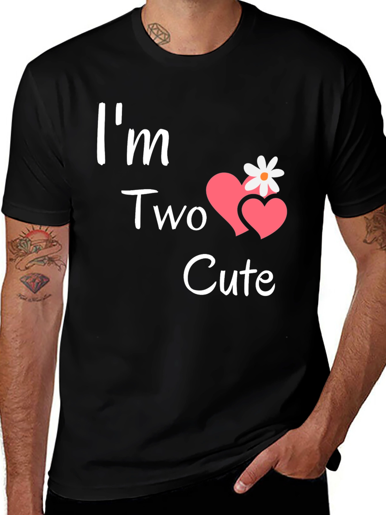 Variant 10 of I'm Two Cute T-Shirt - Adorable Second Birthday Tee