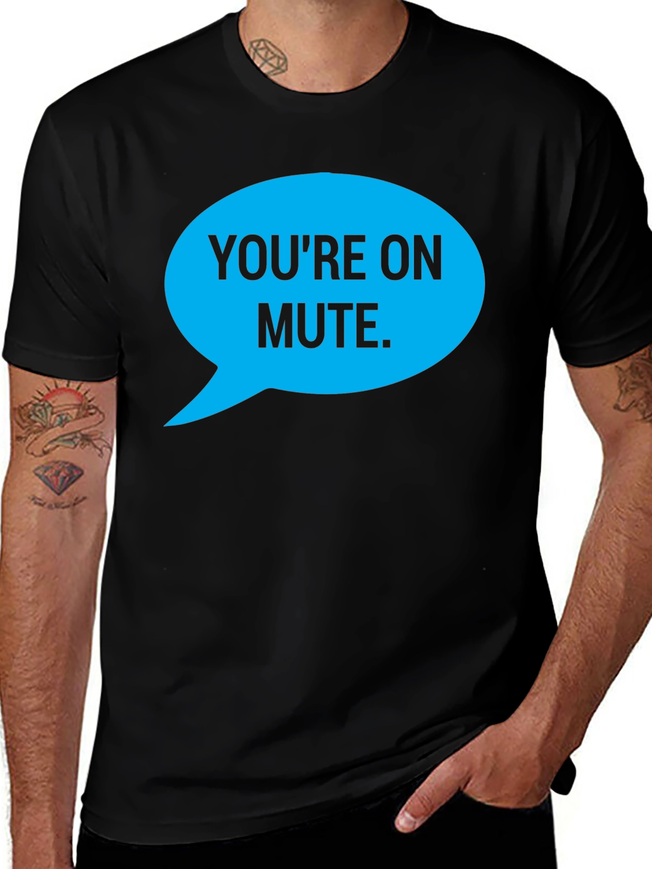 Variant 29 of You're on Mute T-Shirt Funny Conferencing Tee