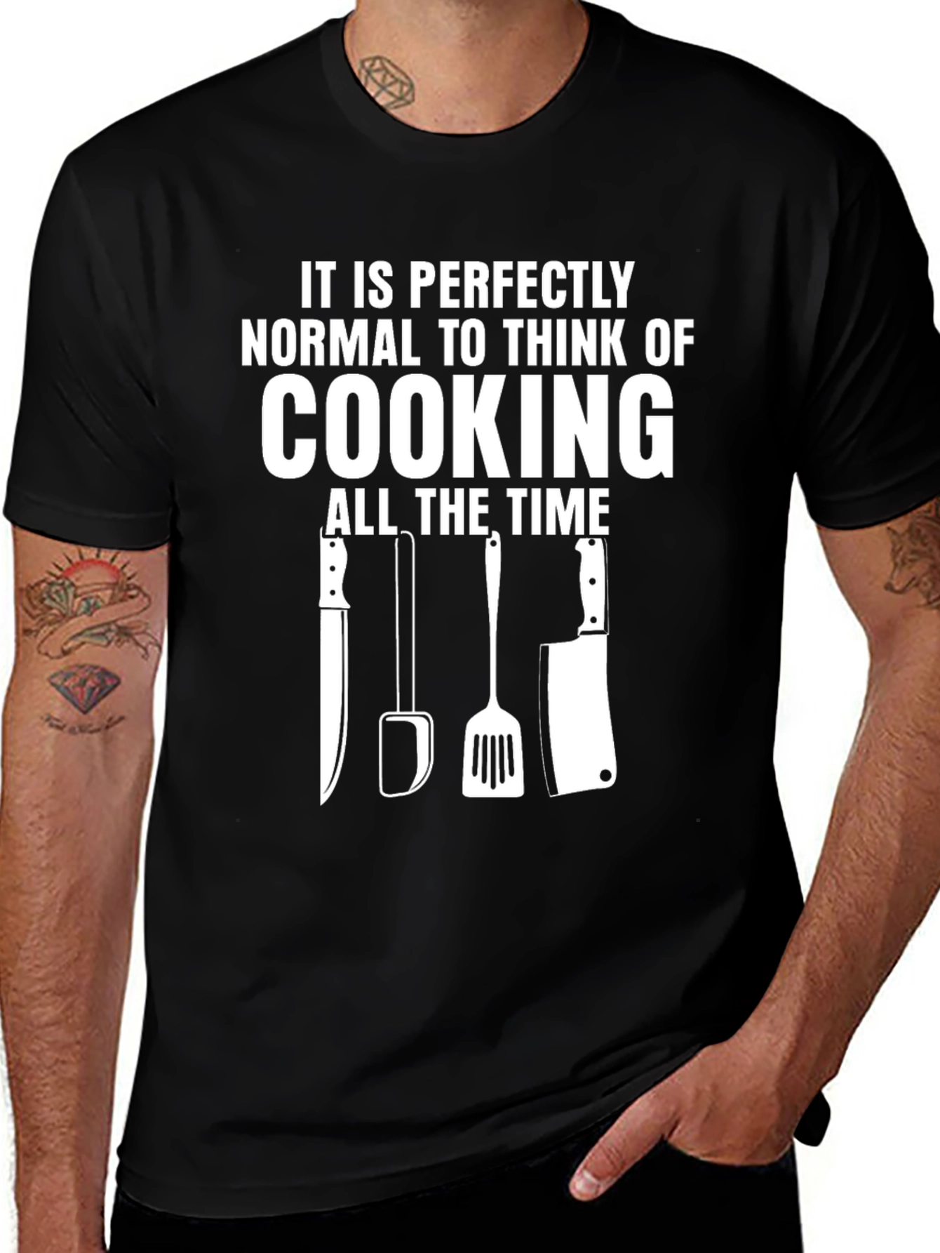 Variant 20 of Cooking T-Shirt - Perfectly Normal Chef Tee