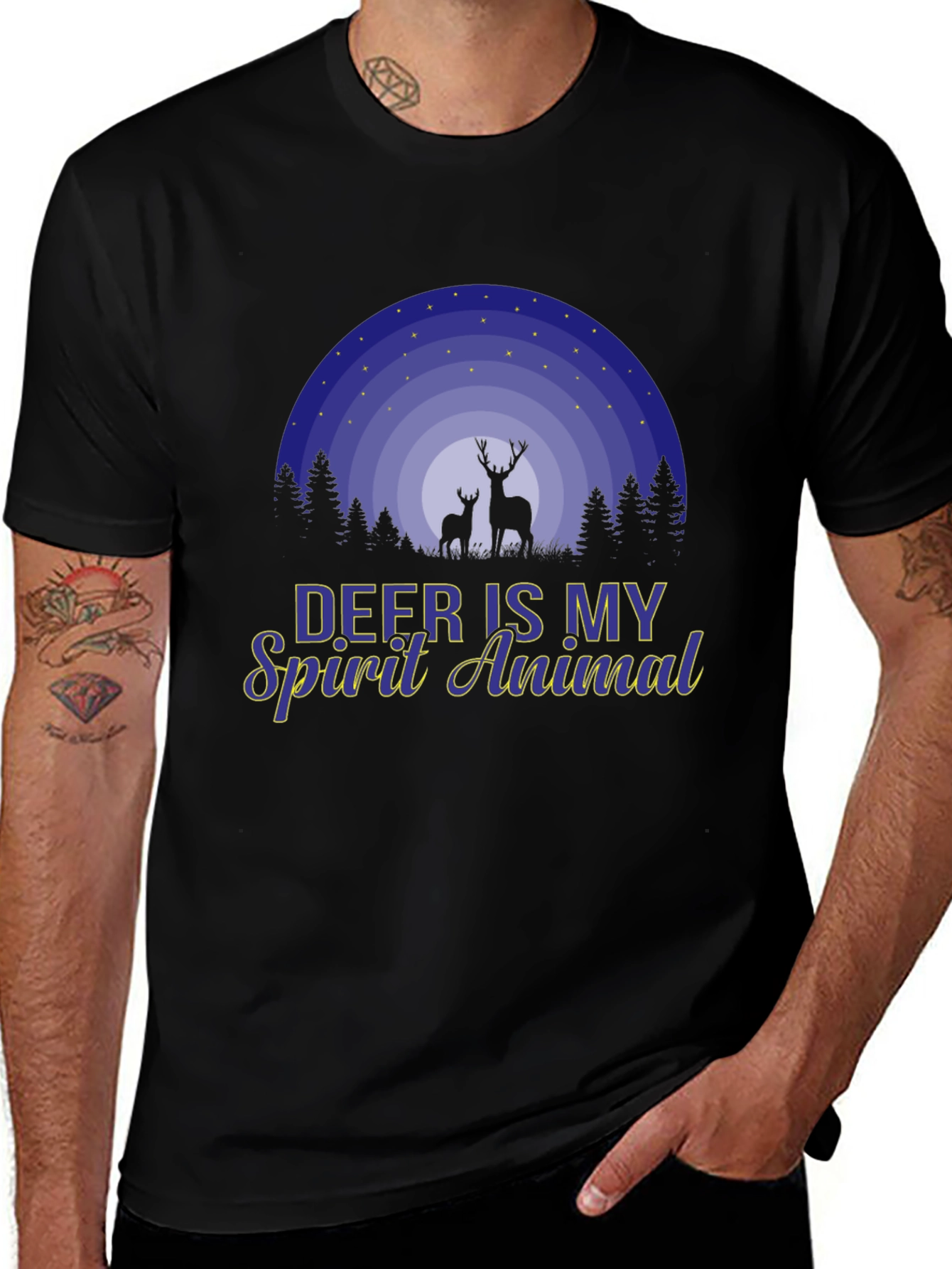 Variant 12 of Deer is My Spirit Animal T-Shirt