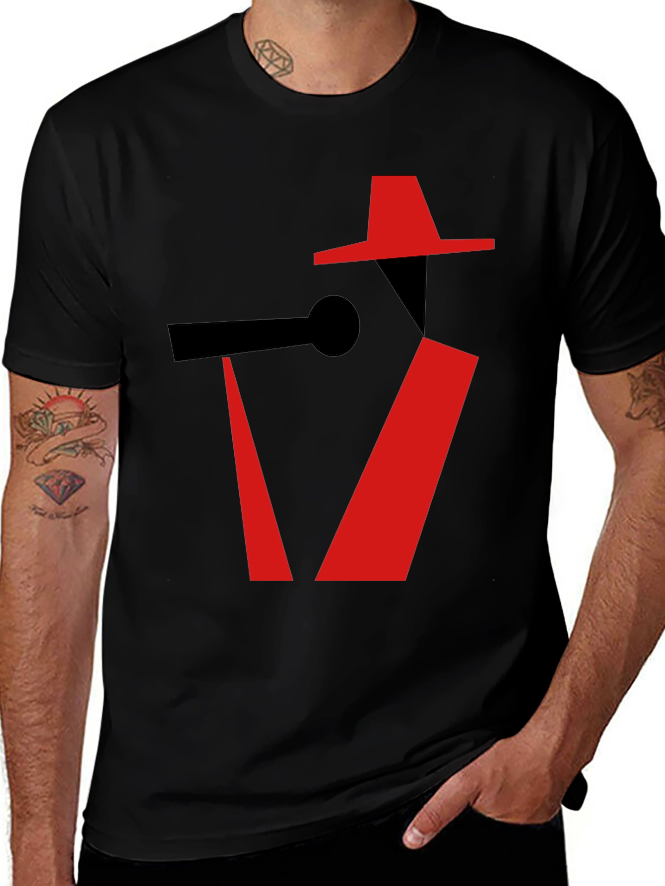 Variant 8 of Abstract Detective T-Shirt