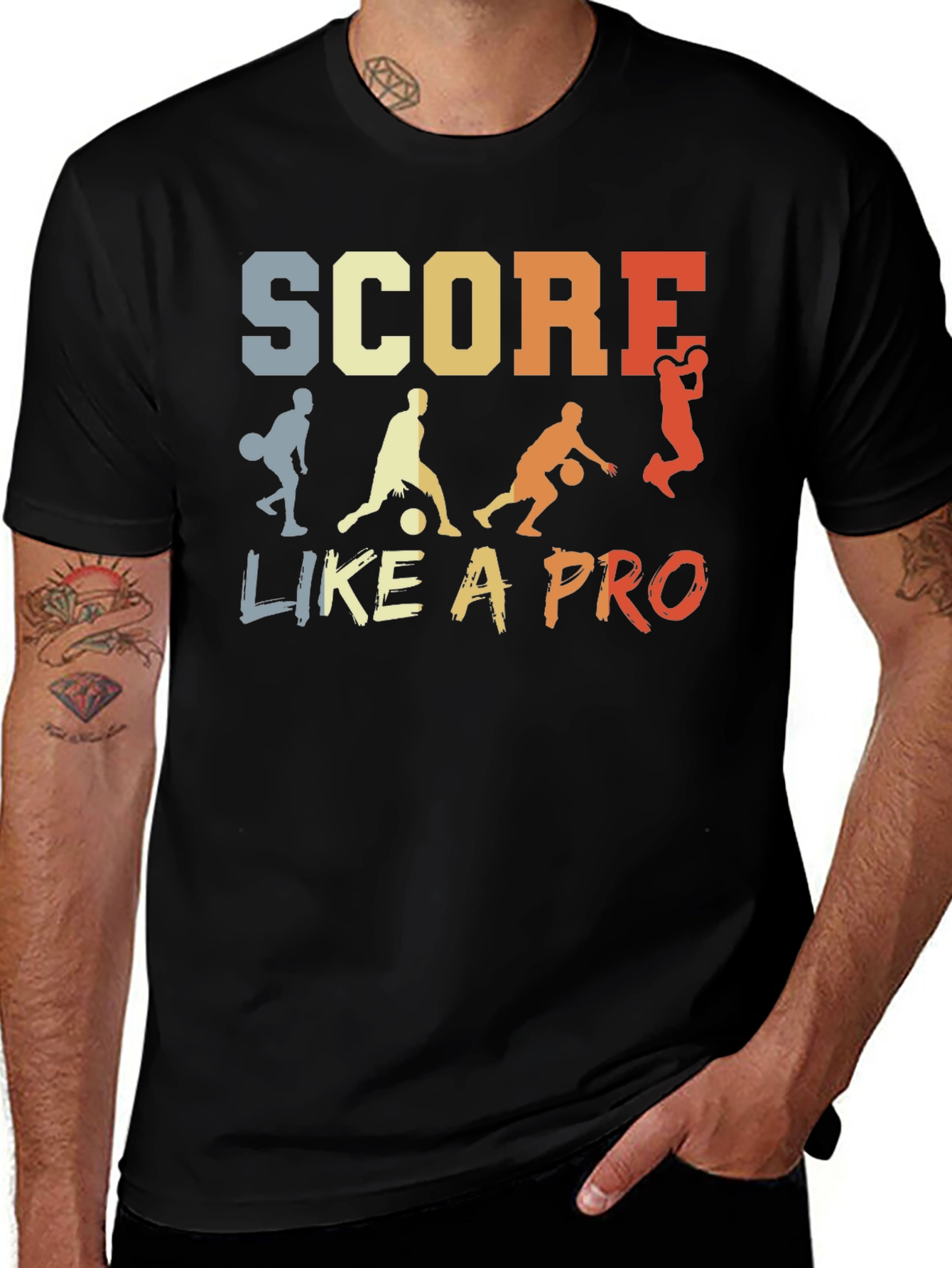 Variant 11 of Score Like A Pro Basketball T-Shirt