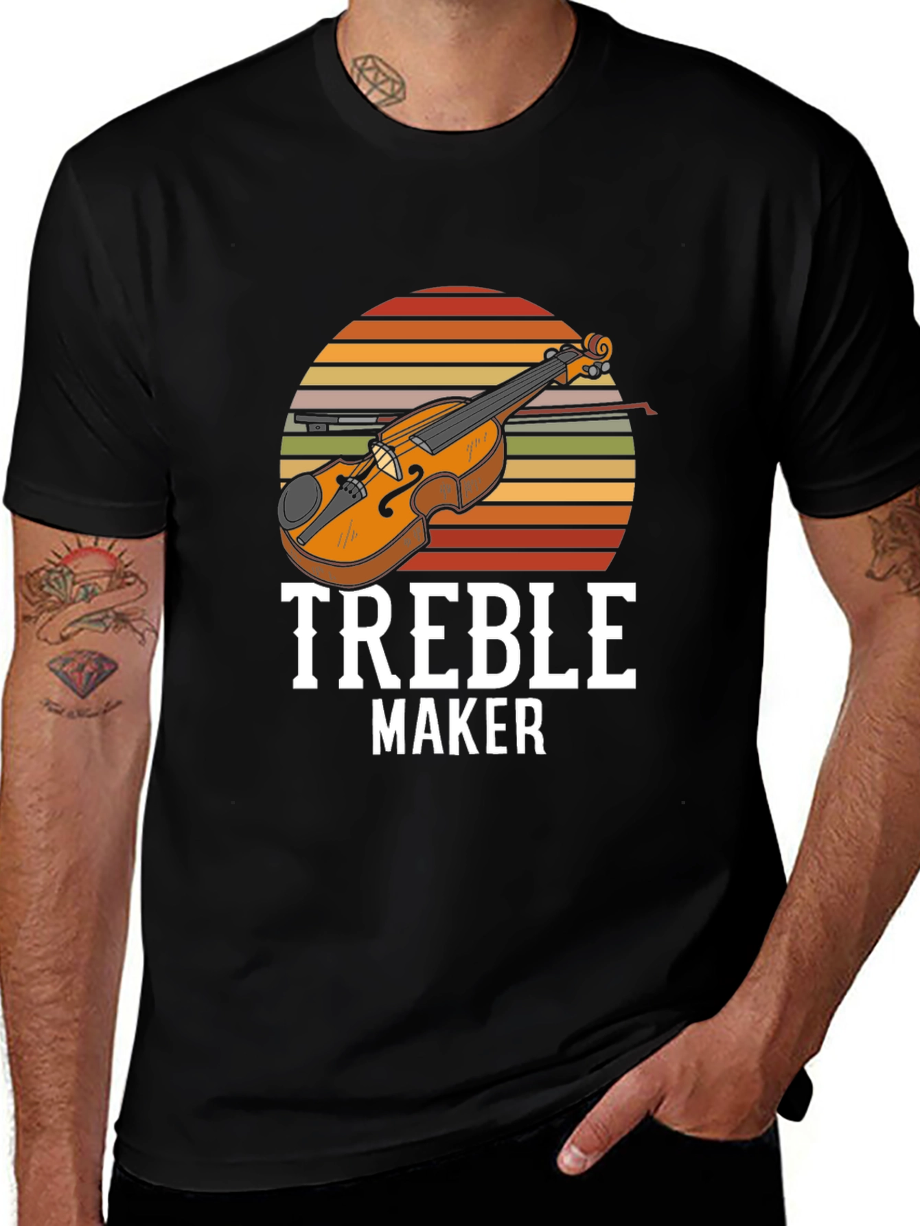 Variant 13 of Treble Maker T-Shirt - Musician Style