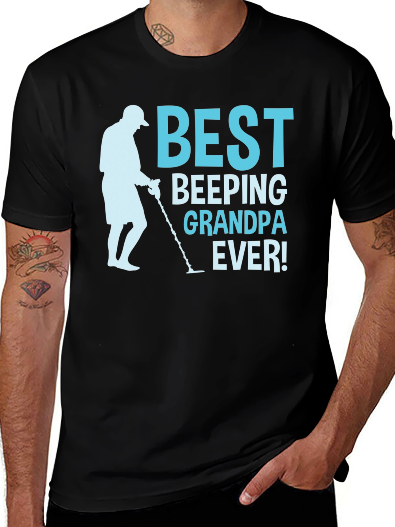 Variant 14 of Best Beeping Grandpa Ever T-Shirt