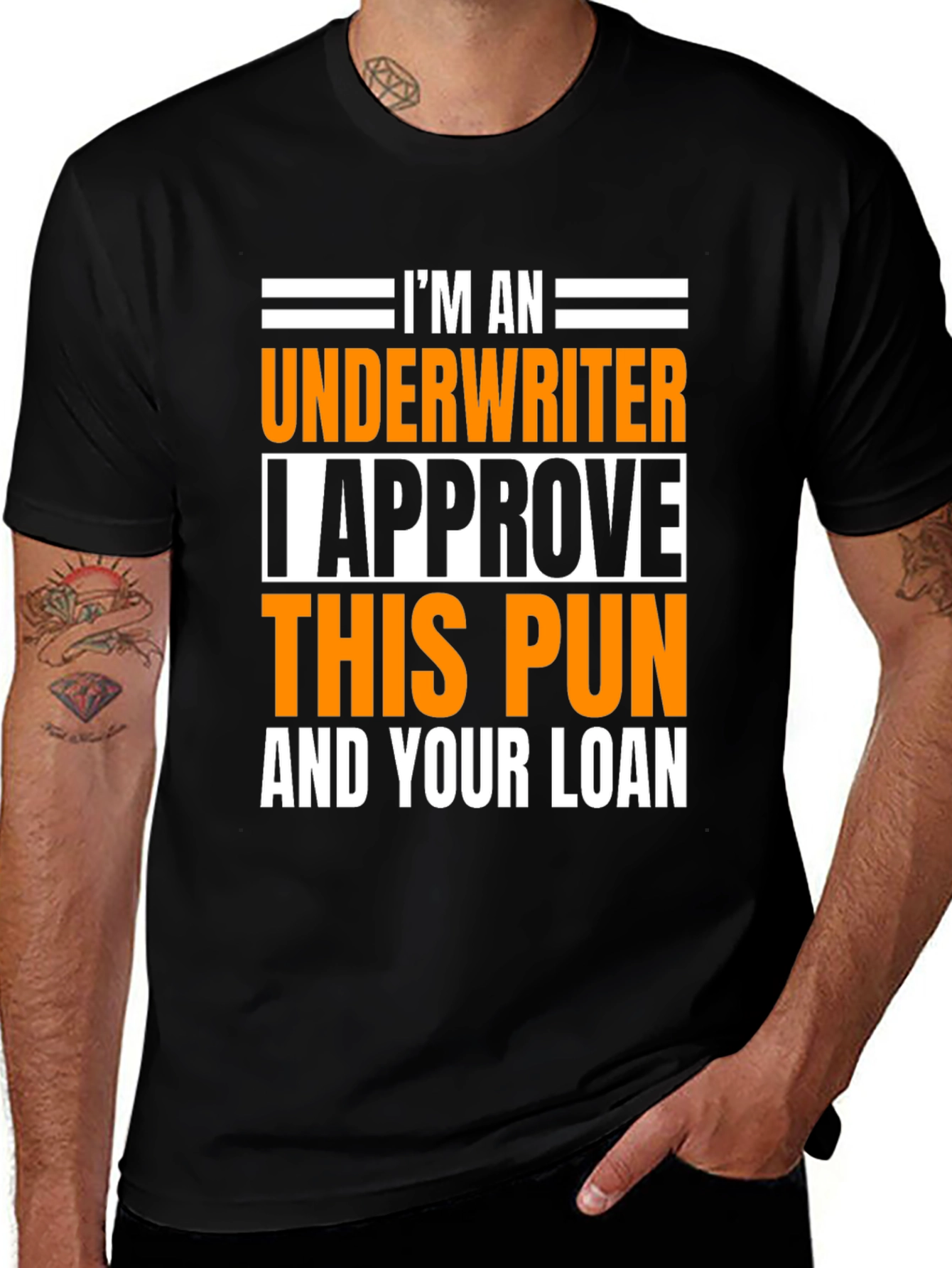 Variant 23 of Underwriter Pun Loan Approval T-Shirt