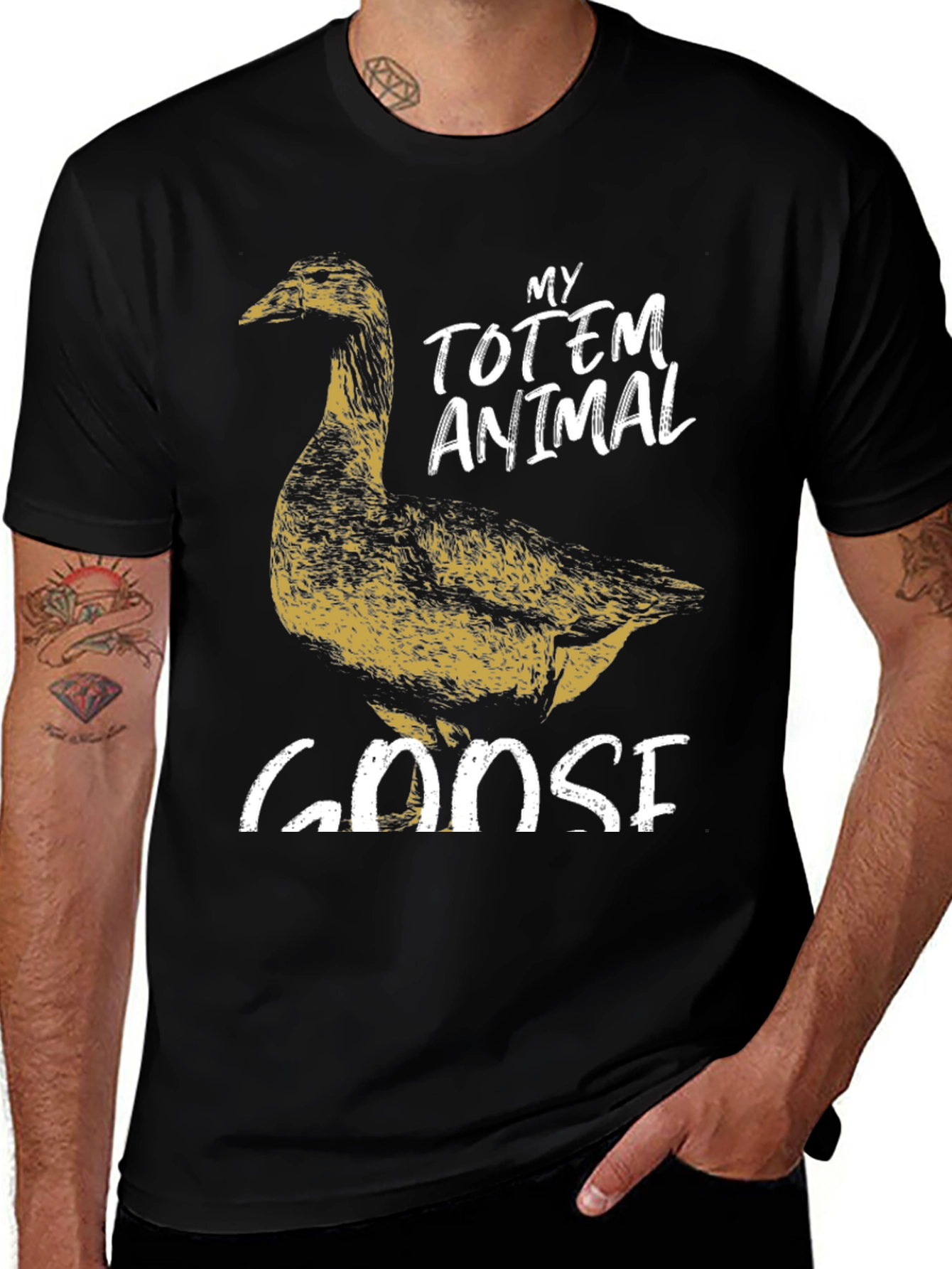 Variant 10 of My Totem Animal Goose Graphic T-Shirt