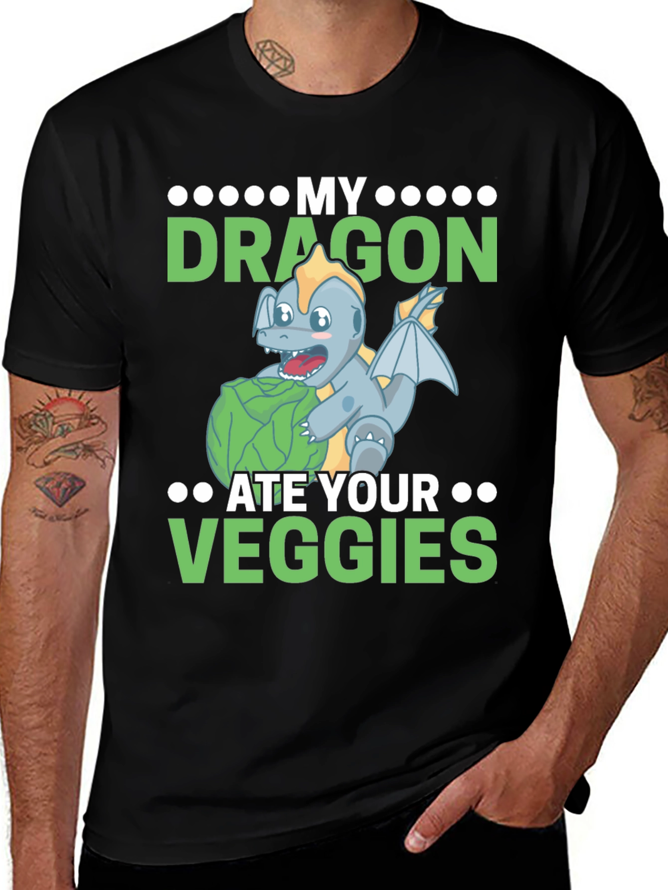 Variant 28 of My Dragon Ate Your Veggies T-Shirt