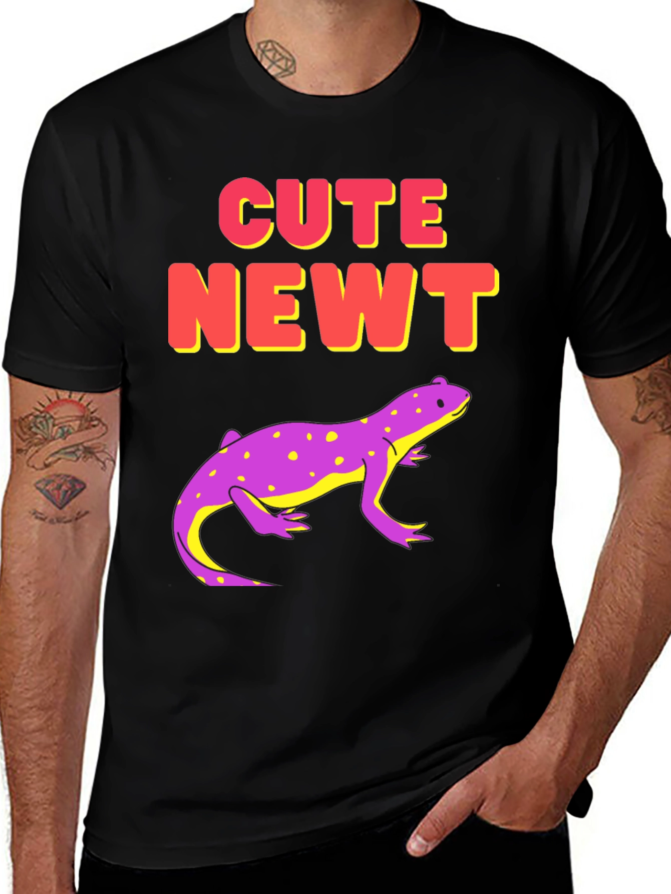 Variant 26 of Cute Newt T-Shirt - Fun Animal Tee