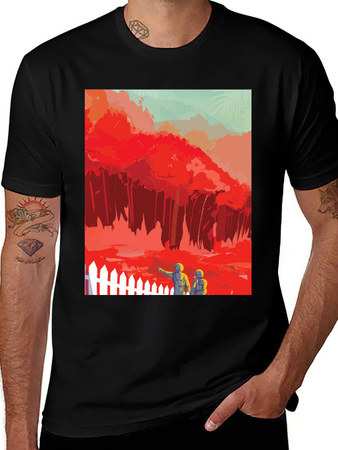 Variant 23 of Retro Sci-Fi T-Shirt