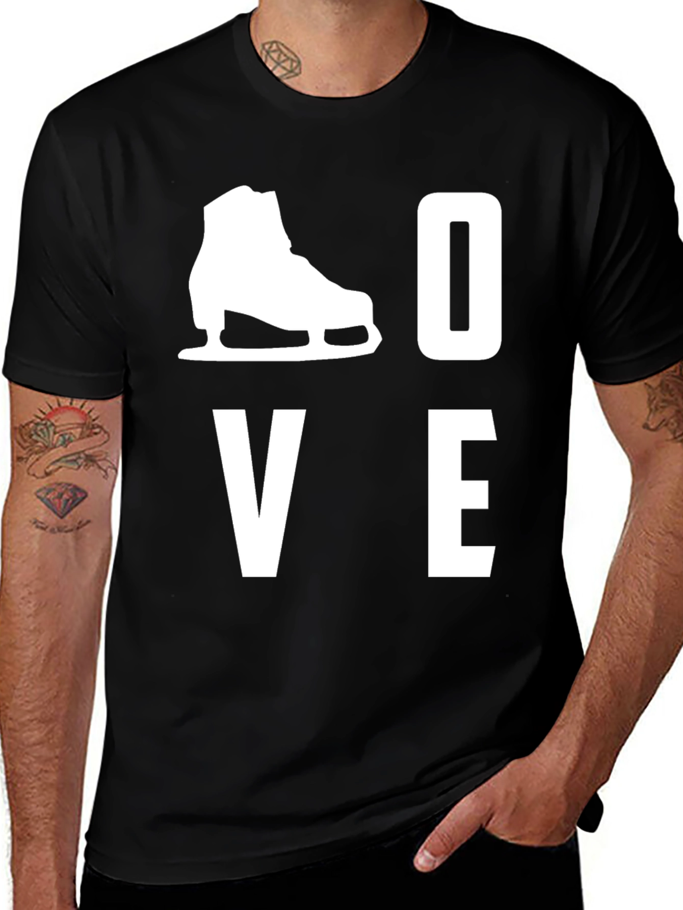 Love Ice Skating Graphic T-Shirt