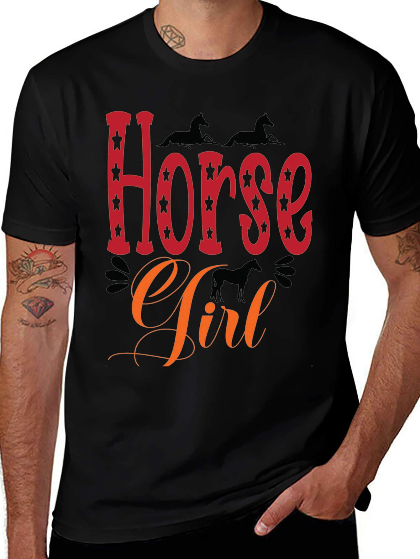 Horse Girl Graphic Tee | Equestrian Style Shirt