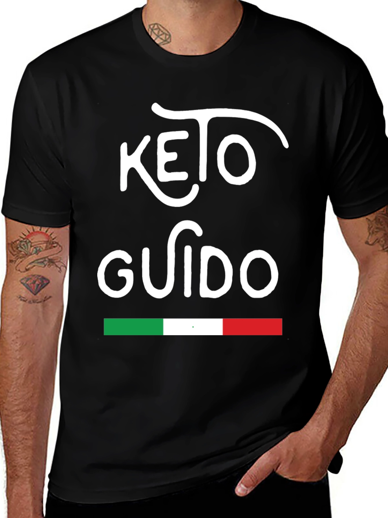 Keto Guido Graphic Tee - Italian Pride T-Shirt