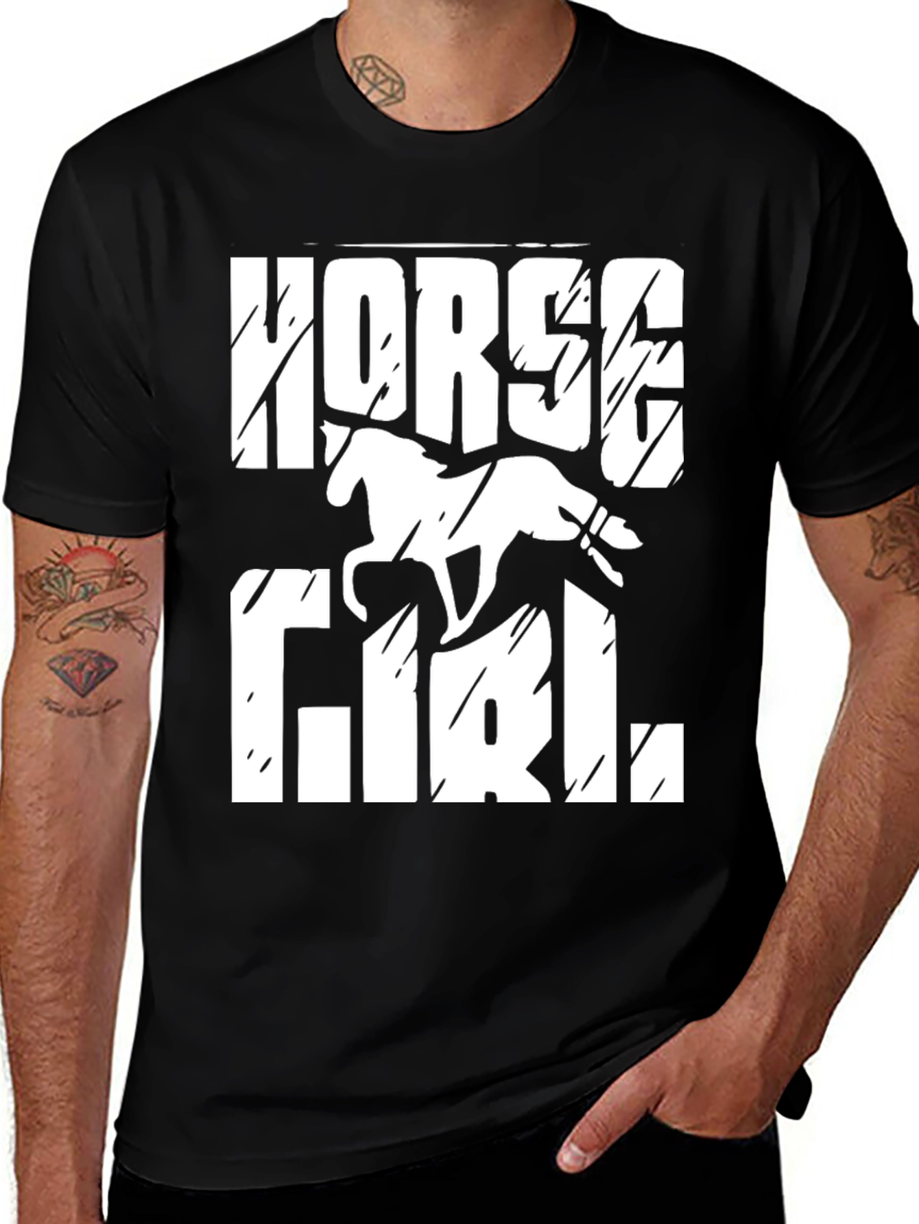Variant 27 of Horse Girl T-Shirt - Equestrian Lover Tee