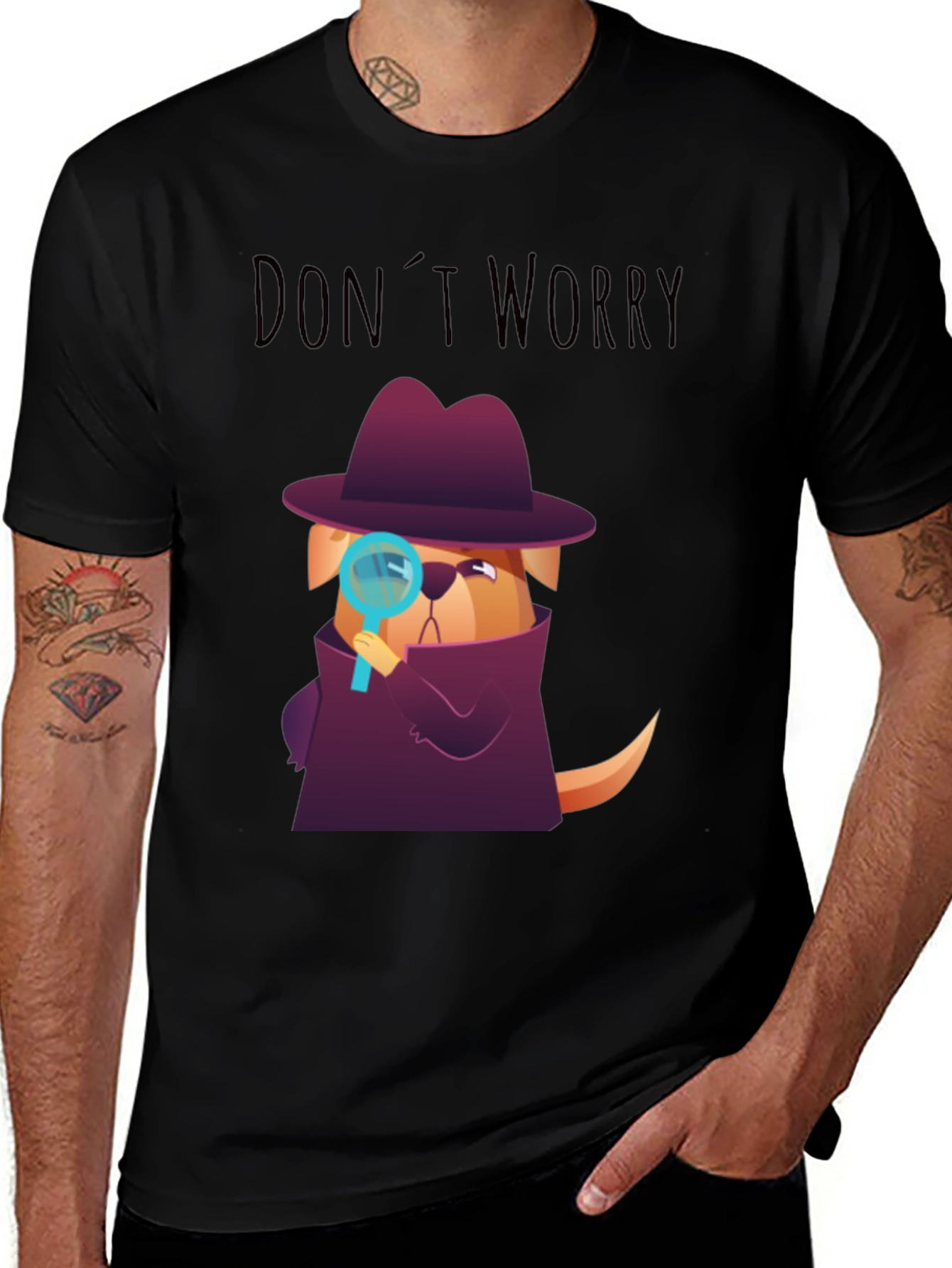 Variant 3 of Don't Worry Dog Detective T-Shirt
