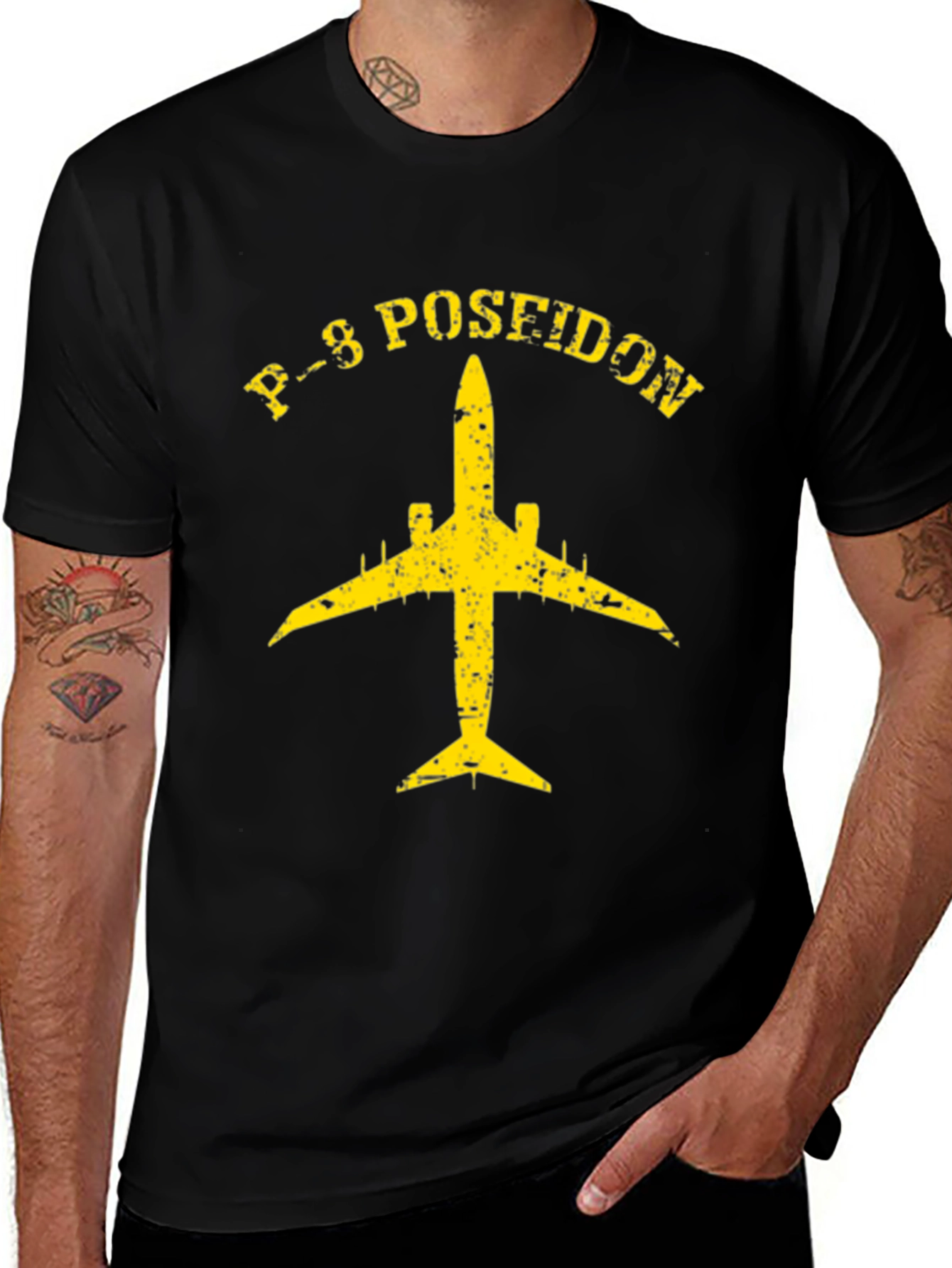 Variant 14 of P-8 Poseidon Airplane T-Shirt