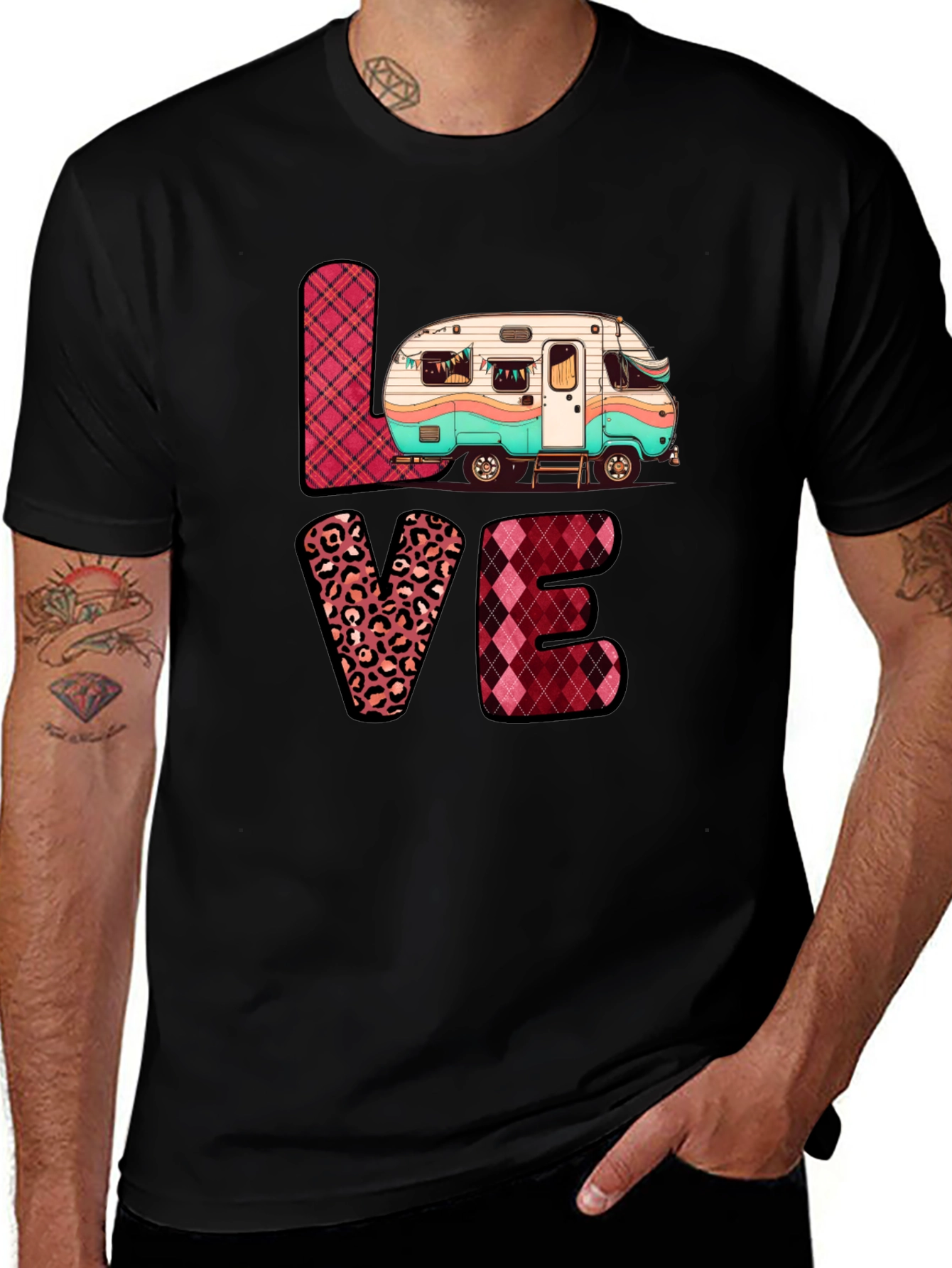 LOVE Camping T-Shirt: Camper Graphic Tee