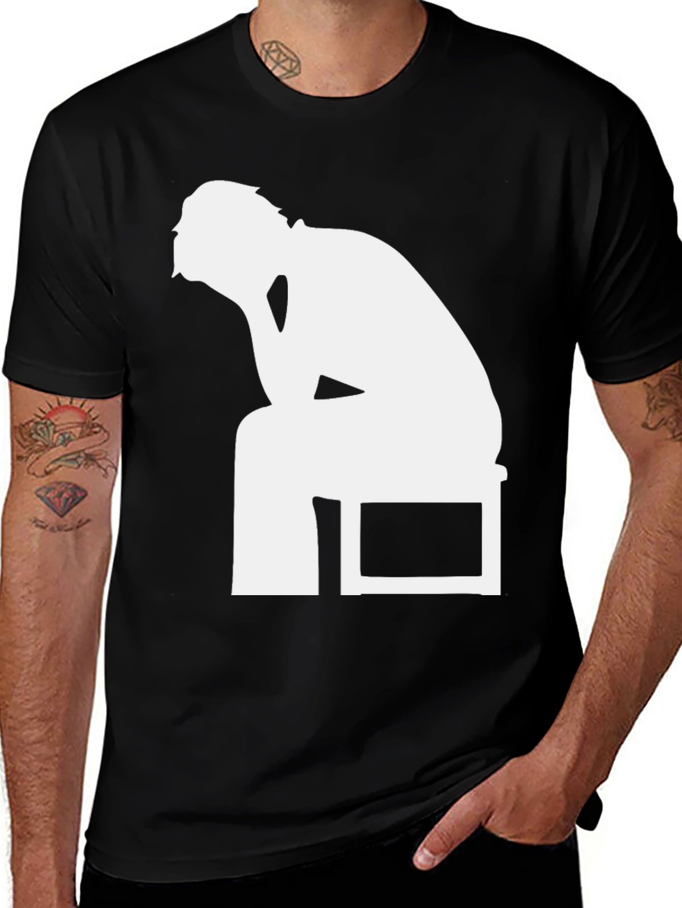 The Thinker T-Shirt - Philosophy Tee