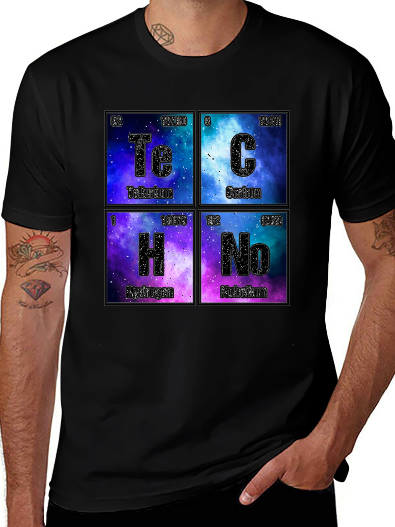 Tech Elements T-Shirt - Cool Chemistry Design