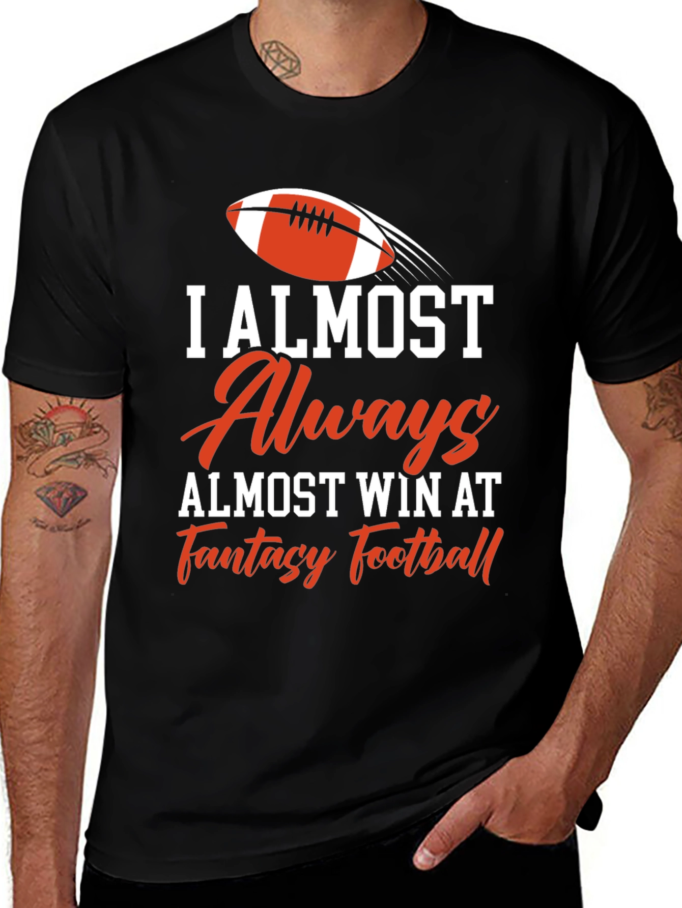 Variant 28 of Fantasy Football T-Shirt: I Almost Always Win