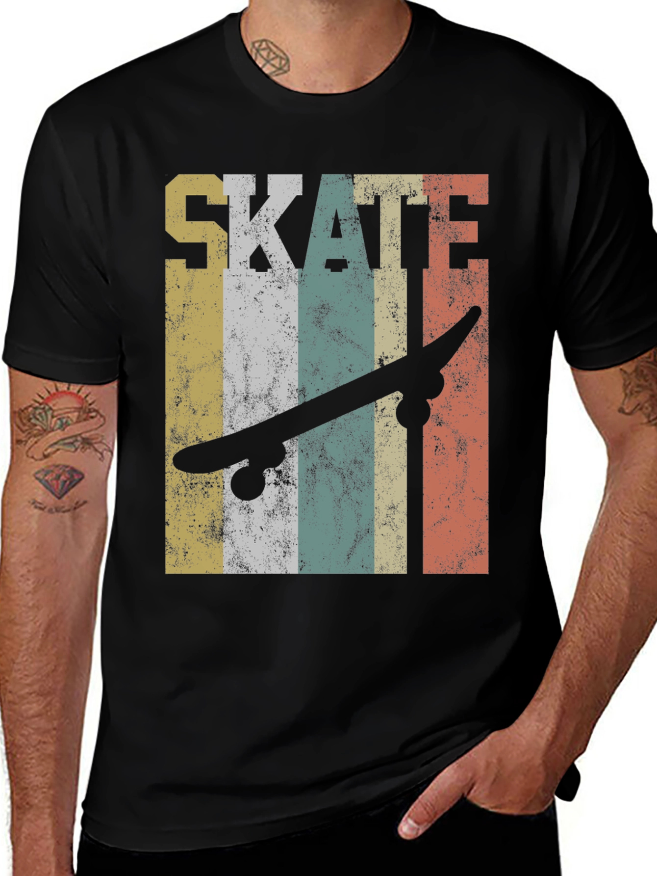 Variant 7 of Retro Skate T-Shirt - Vintage Style Skateboard Tee